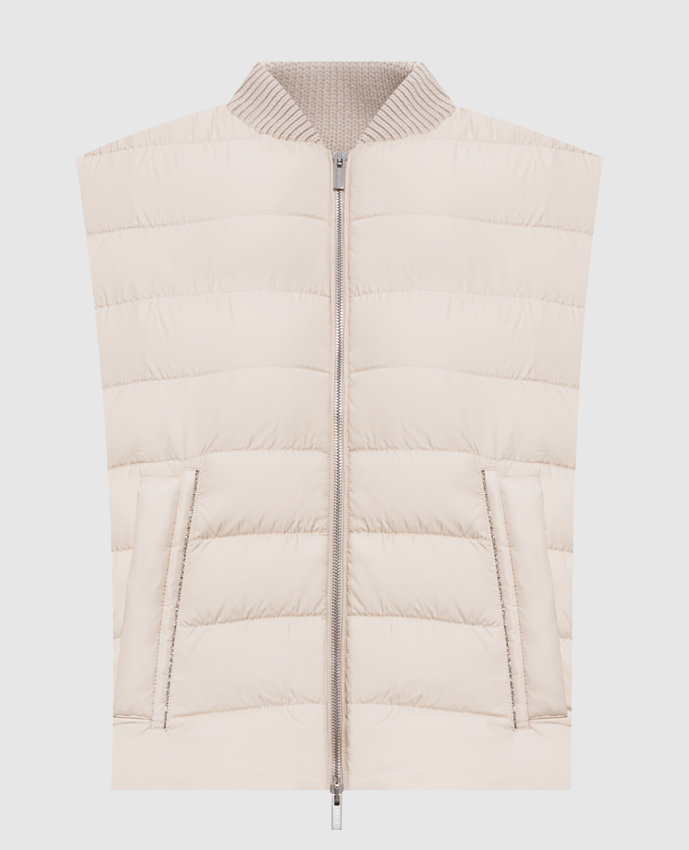 Beige vest with chain Peserico
Beige vest with chain Peserico