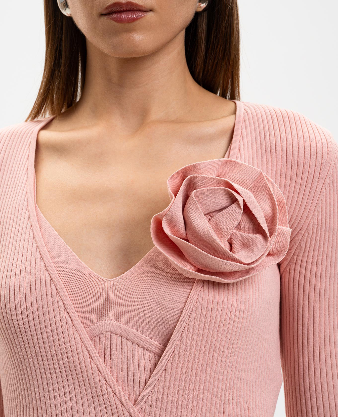 Pink ribbed cardigan and top set Twinset
Pink ribbed cardigan and top set Twinset
