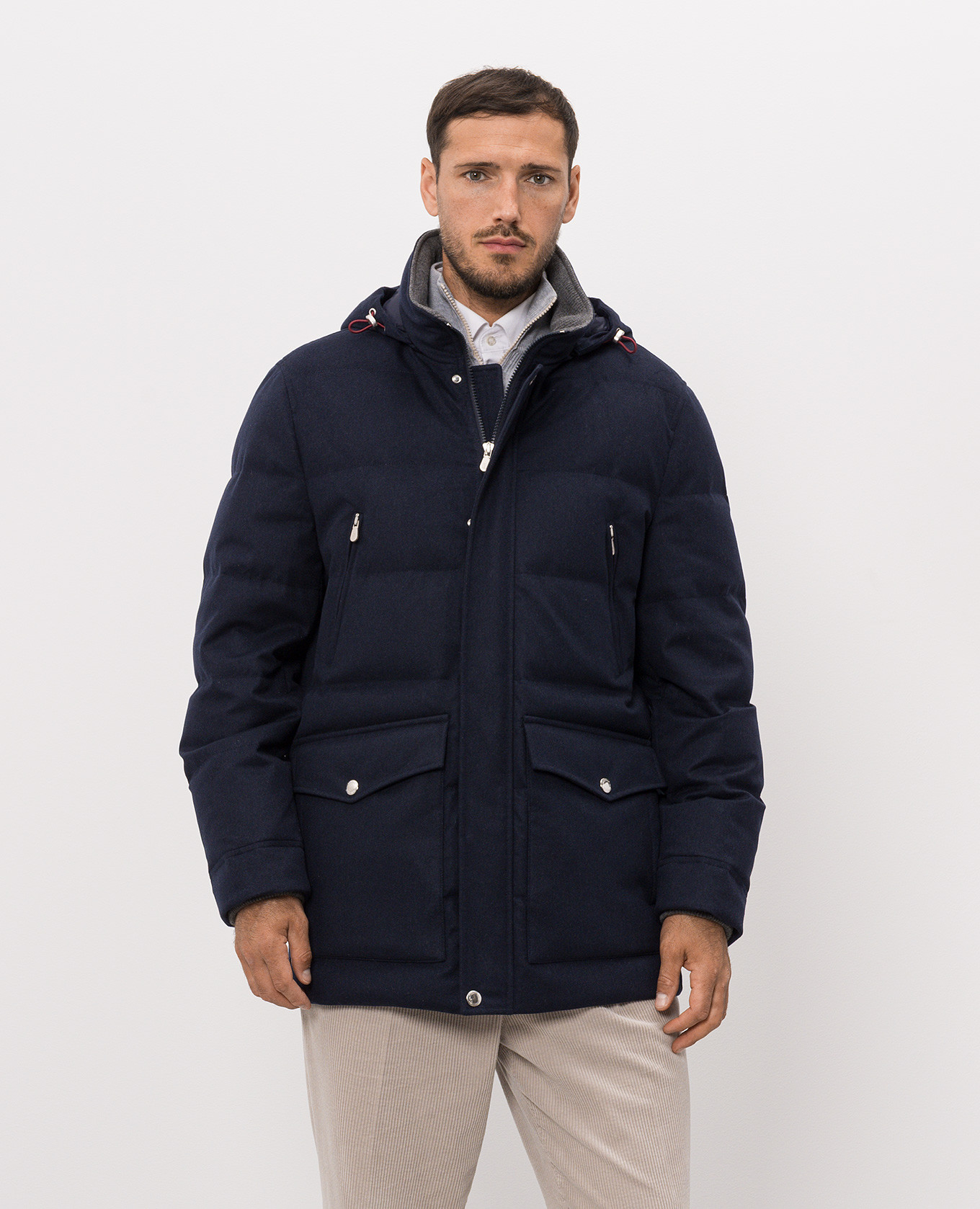 Blue wool down jacket Brunello Cucinelli
Blue wool down jacket Brunello Cucinelli