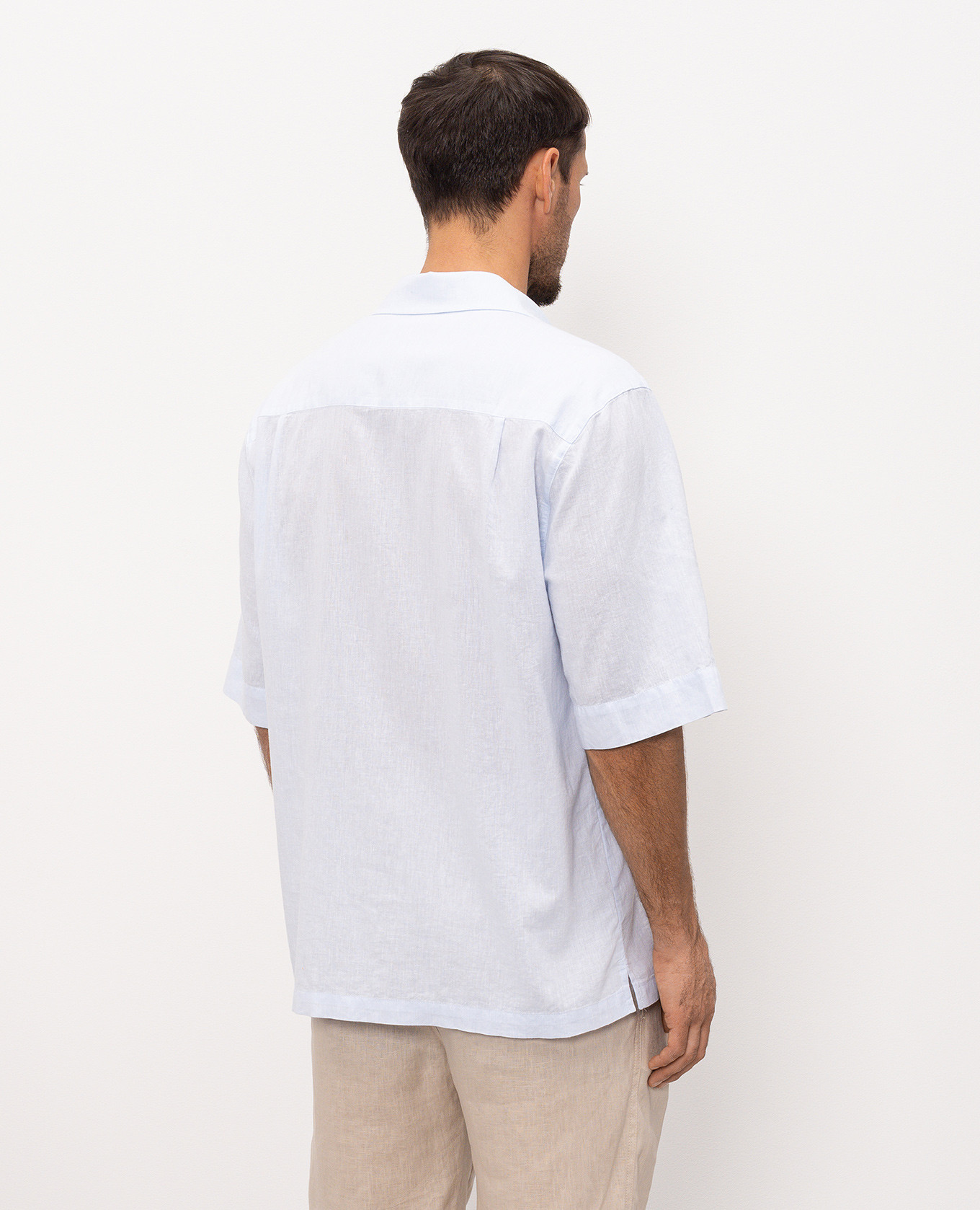Blue shirt with linen Officina 36, Light blue
Blue shirt with linen Officina 36, Light blue