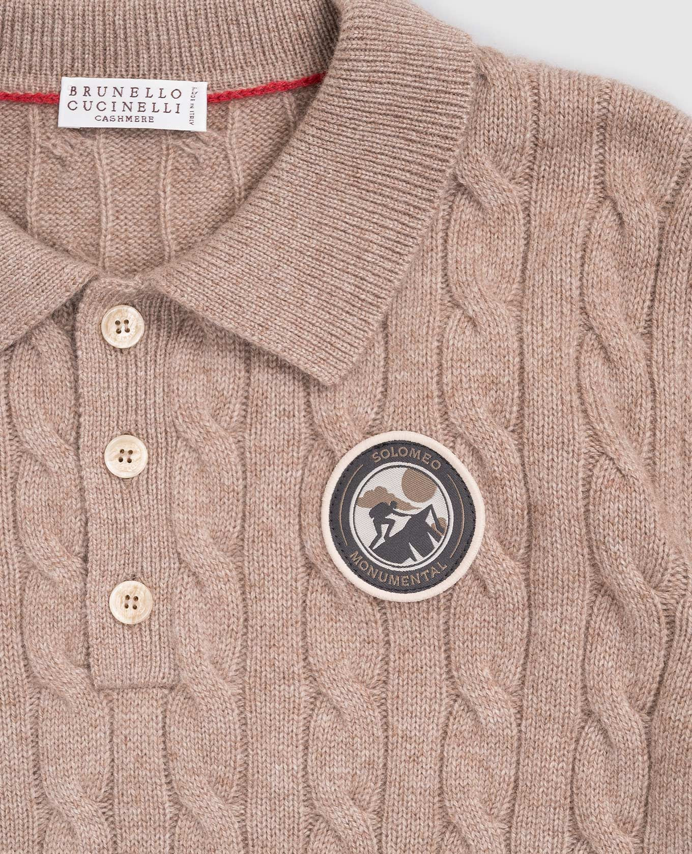 Children's brown cashmere polo shirt Brunello Cucinelli
Children's brown cashmere polo shirt Brunello Cucinelli