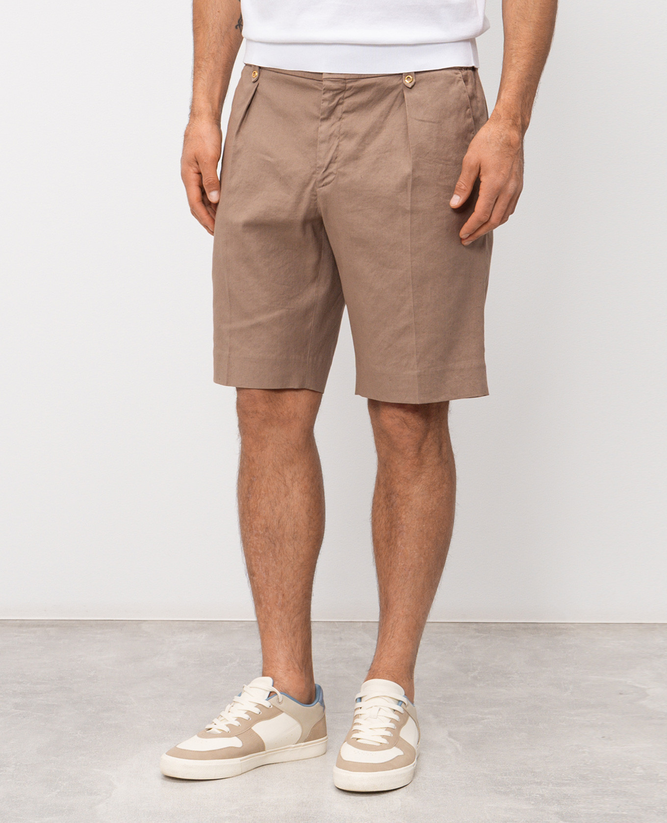 Brown linen shorts Stefano Ricci
Brown linen shorts Stefano Ricci