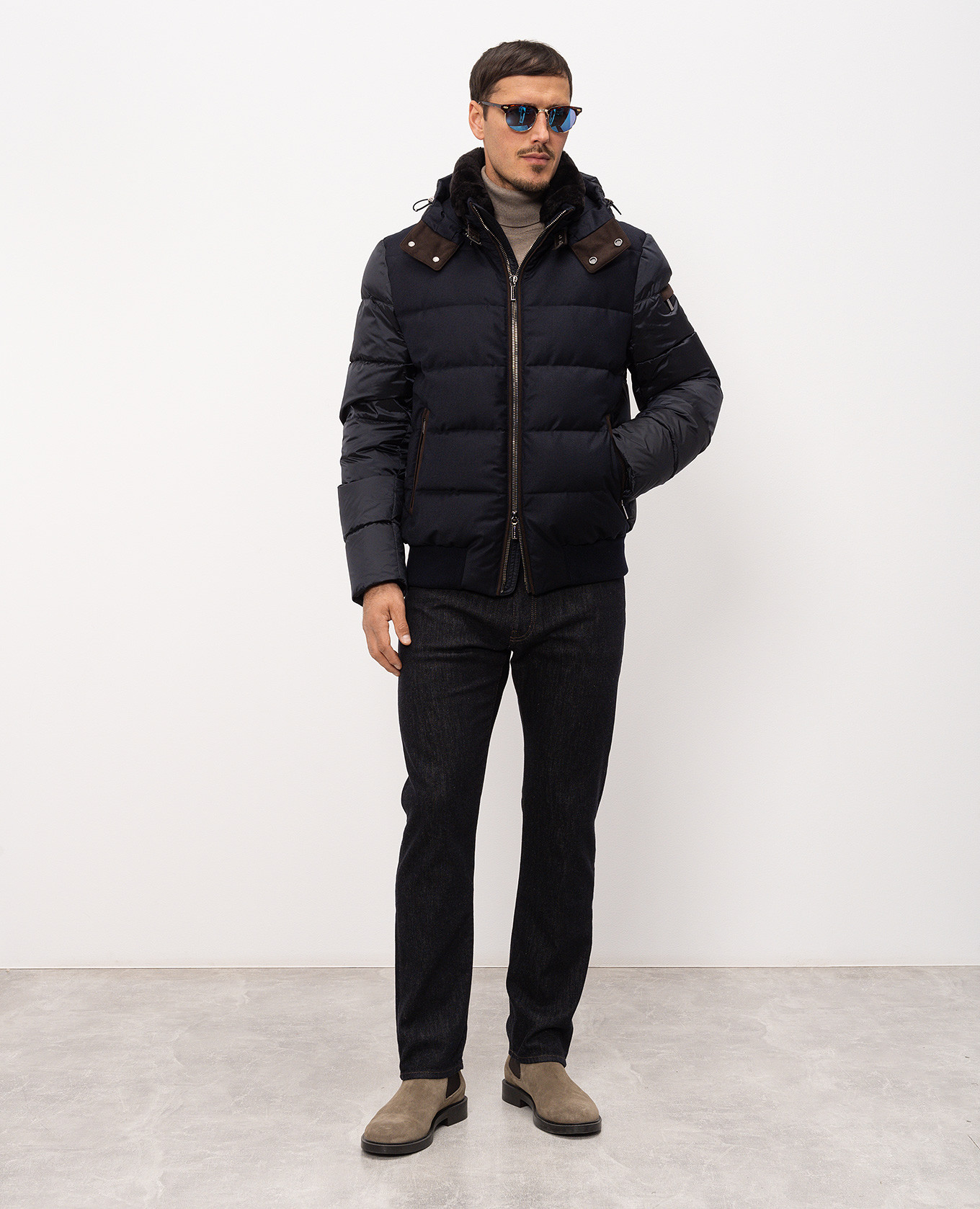 Blue down jacket WRIGHT MooRER
Blue down jacket WRIGHT MooRER