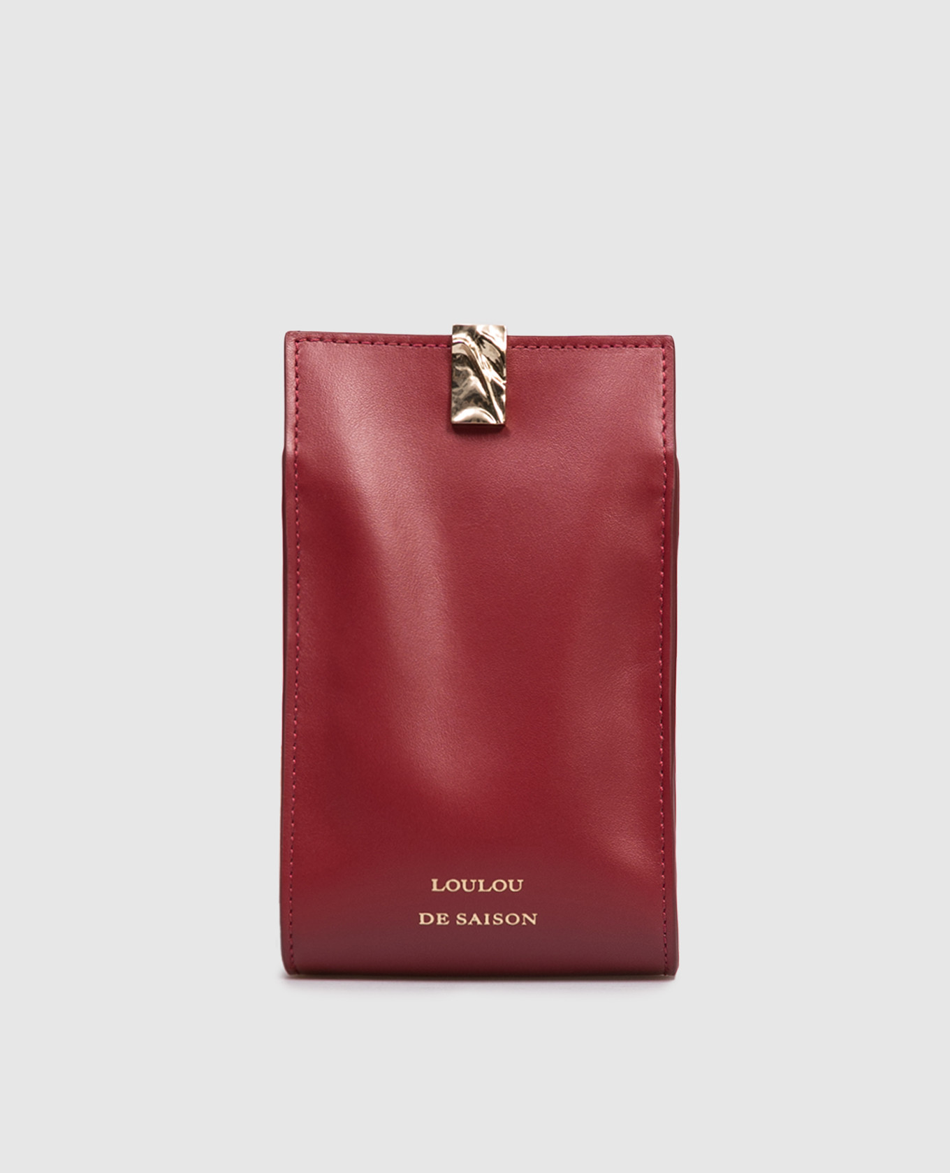 Burgundy leather bag HERMIN Loulou de Saison
Burgundy leather bag HERMIN Loulou de Saison