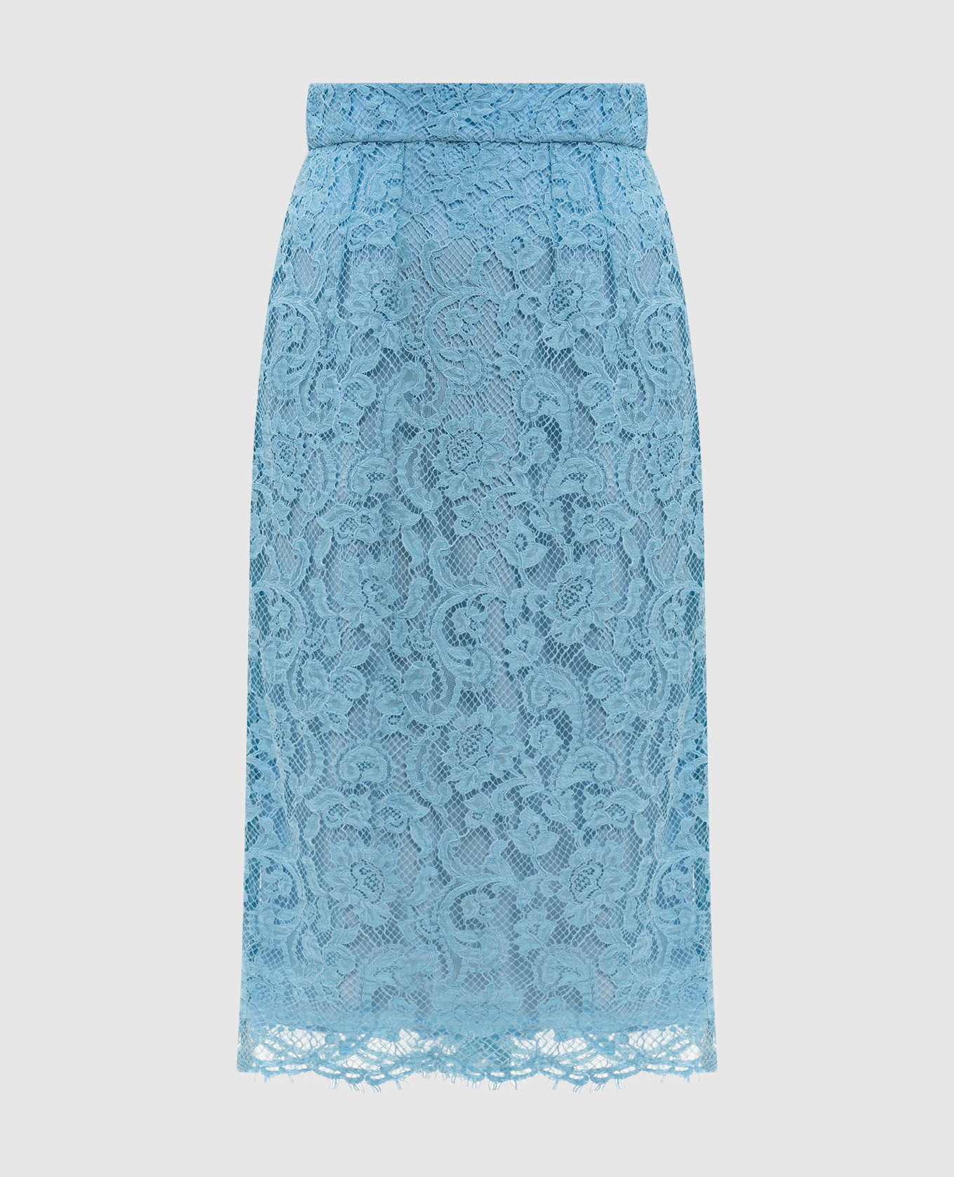 Blue lace skirt Dolce&Gabbana, Light blue
Blue lace skirt Dolce&Gabbana, Light blue