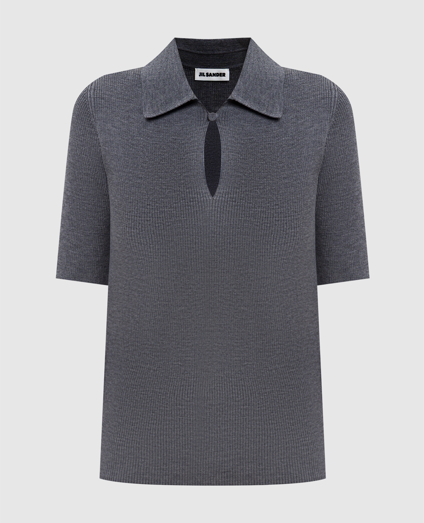 Gray wool polo shirt Jil Sander, Grey
Gray wool polo shirt Jil Sander, Grey