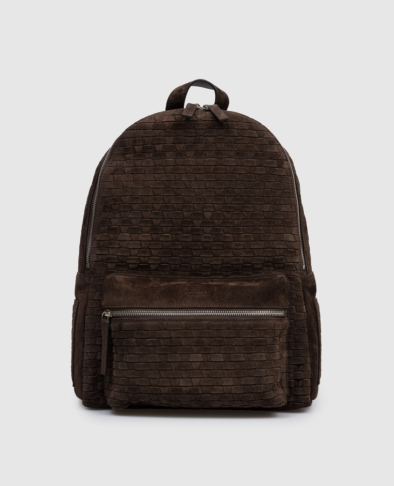 Laio Chevrette Brown Suede Backpack with Weaving Orciani
Laio Chevrette Brown Suede Backpack with Weaving Orciani