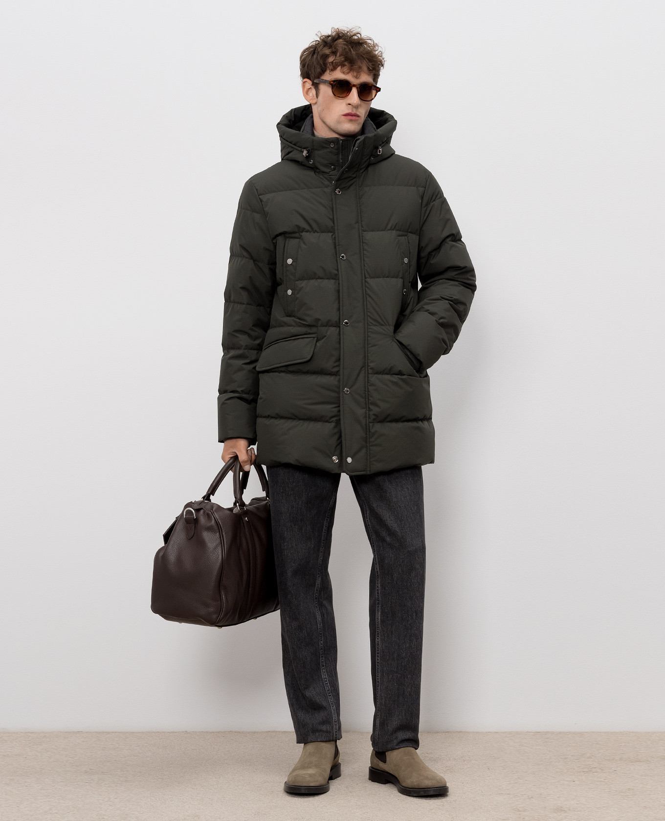 Green down jacket GRIMANI MooRER
Green down jacket GRIMANI MooRER