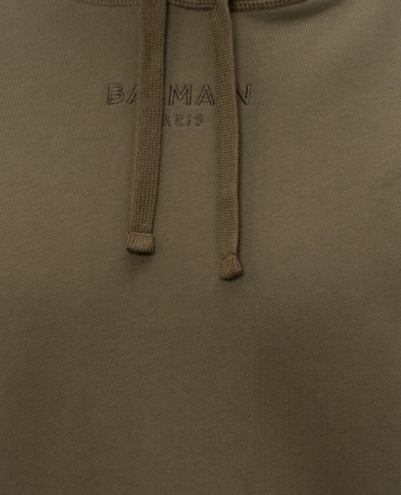Khaki hoodies with logo embroidery Balmain
Khaki hoodies with logo embroidery Balmain