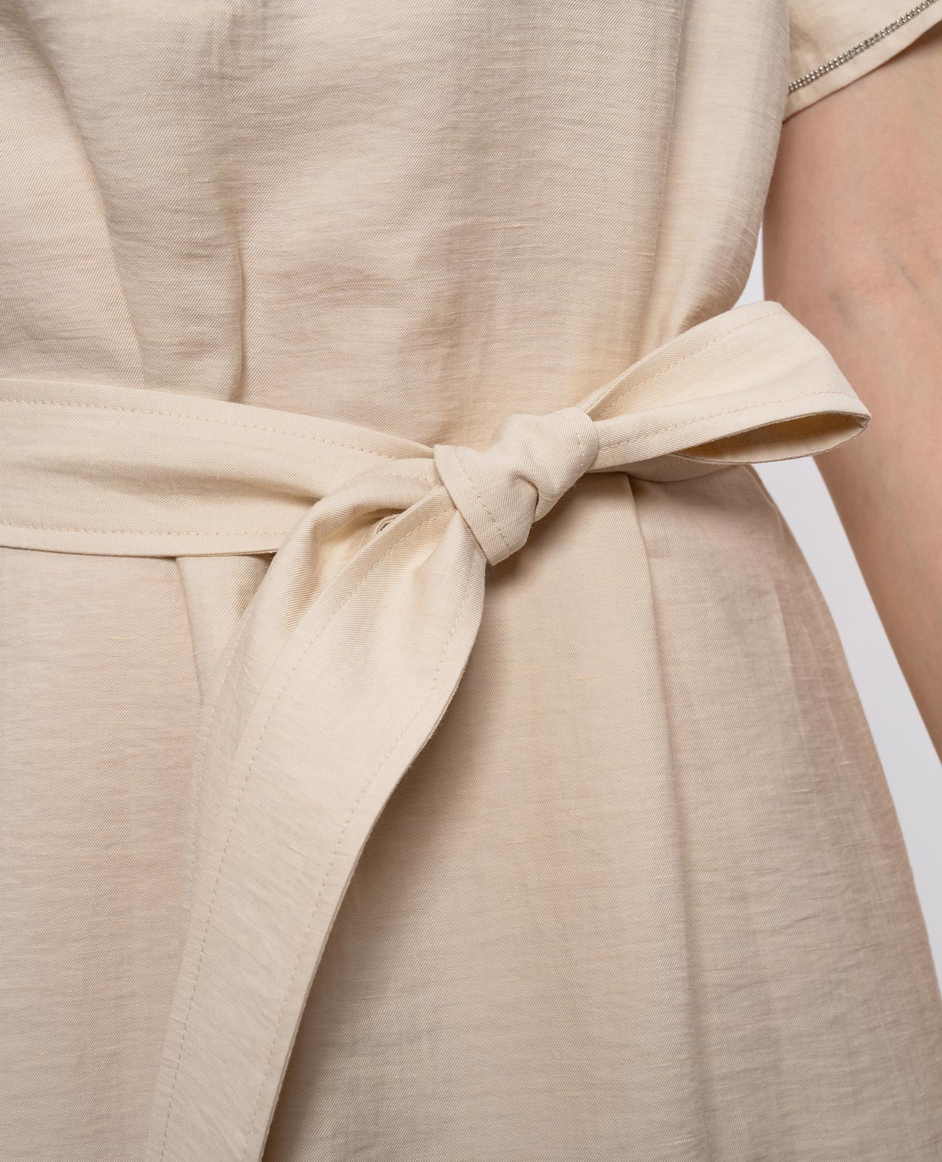 Beige dress with linen Peserico
Beige dress with linen Peserico