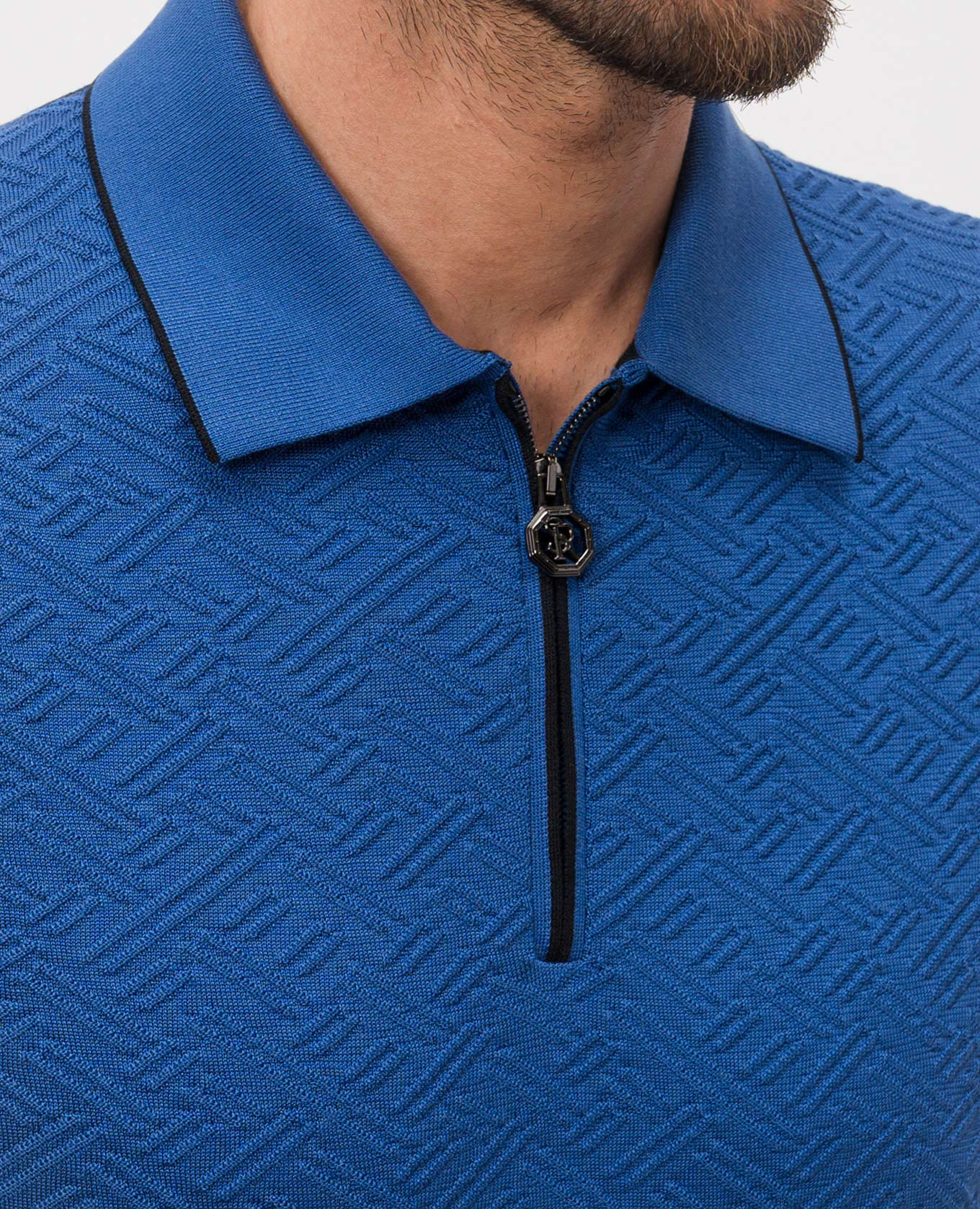 Blue silk polo shirt Stefano Ricci
Blue silk polo shirt Stefano Ricci