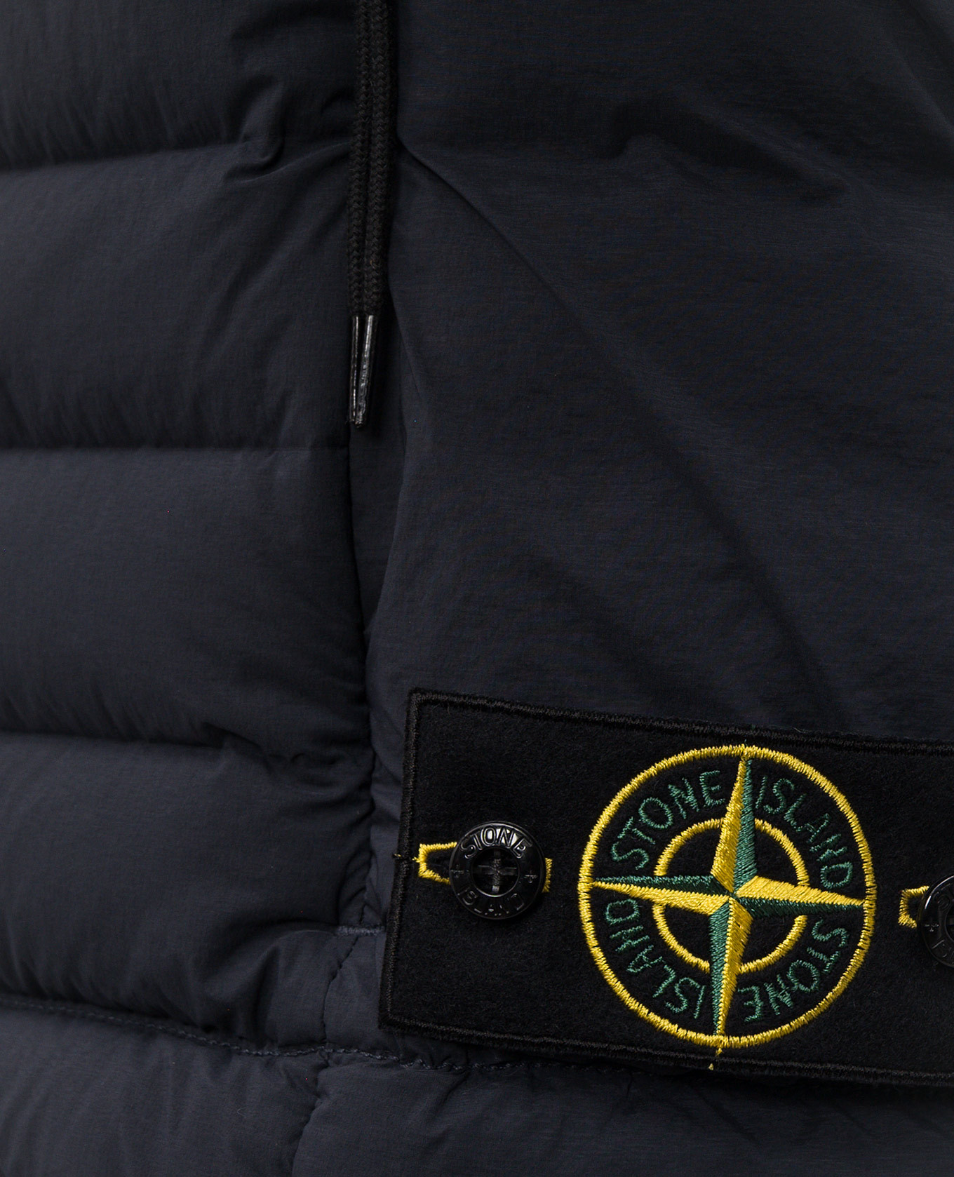 Blue down vest with logo patch Stone Island
Blue down vest with logo patch Stone Island