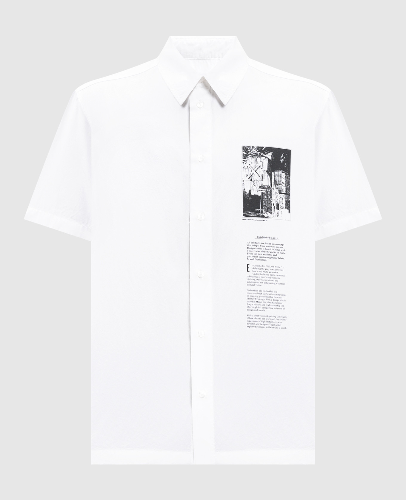 White Emblem Poplin Shirt Off-White
White Emblem Poplin Shirt Off-White
