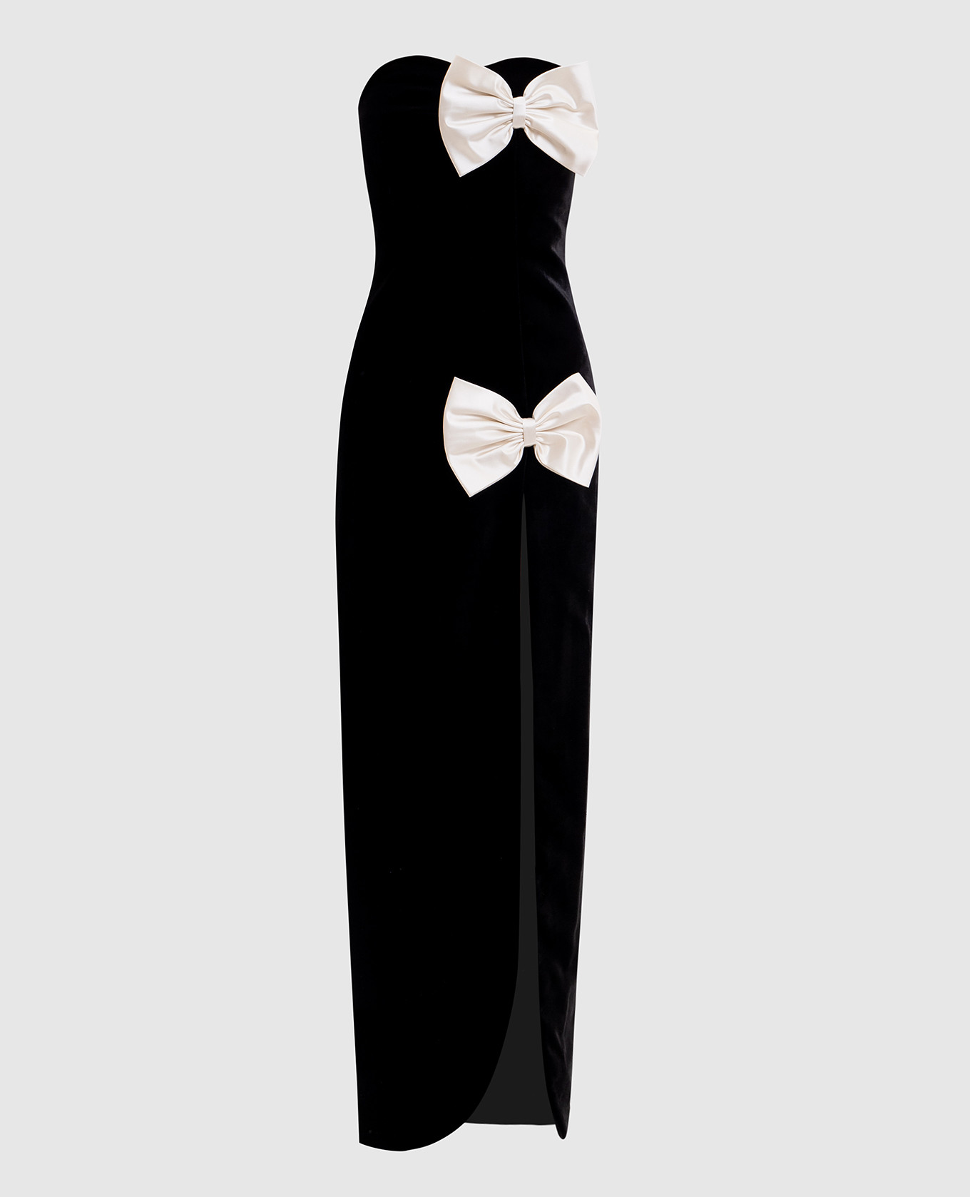 Black velvet maxi dress with silk Alessandra Rich
Black velvet maxi dress with silk Alessandra Rich