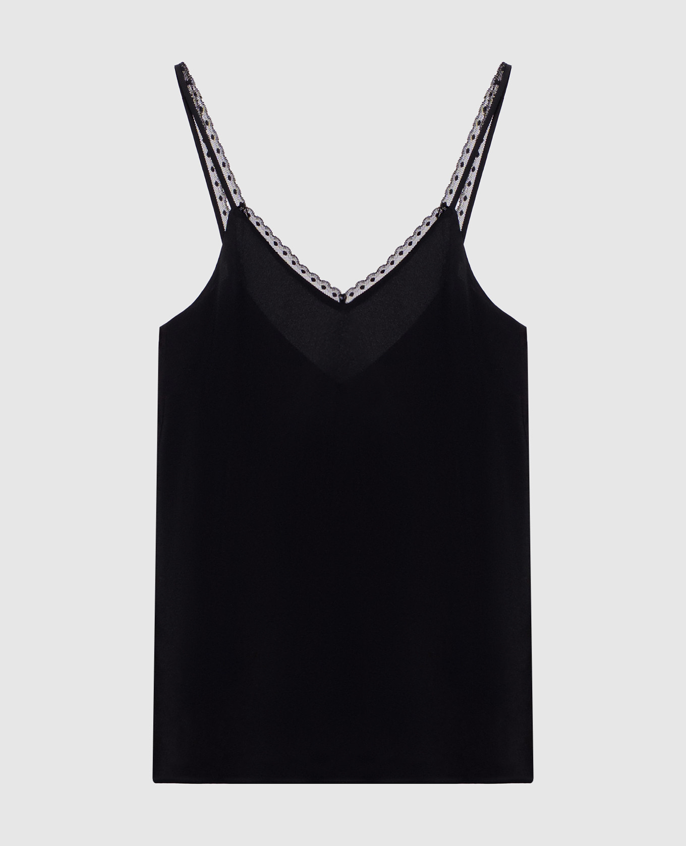 Black silk top with logo Twinset
Black silk top with logo Twinset