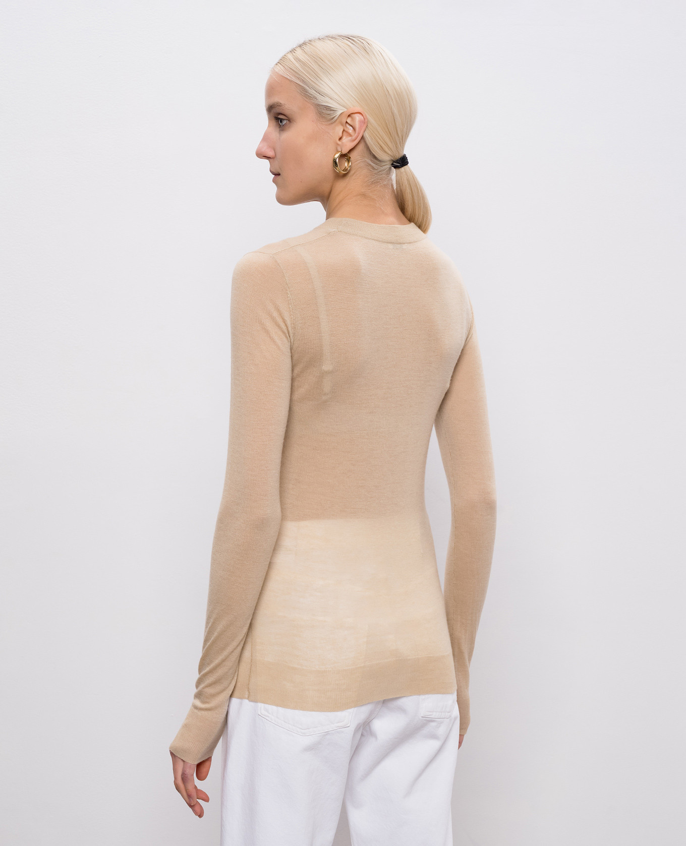 Beige Cashair cashmere jumper JOSEPH
Beige Cashair cashmere jumper JOSEPH