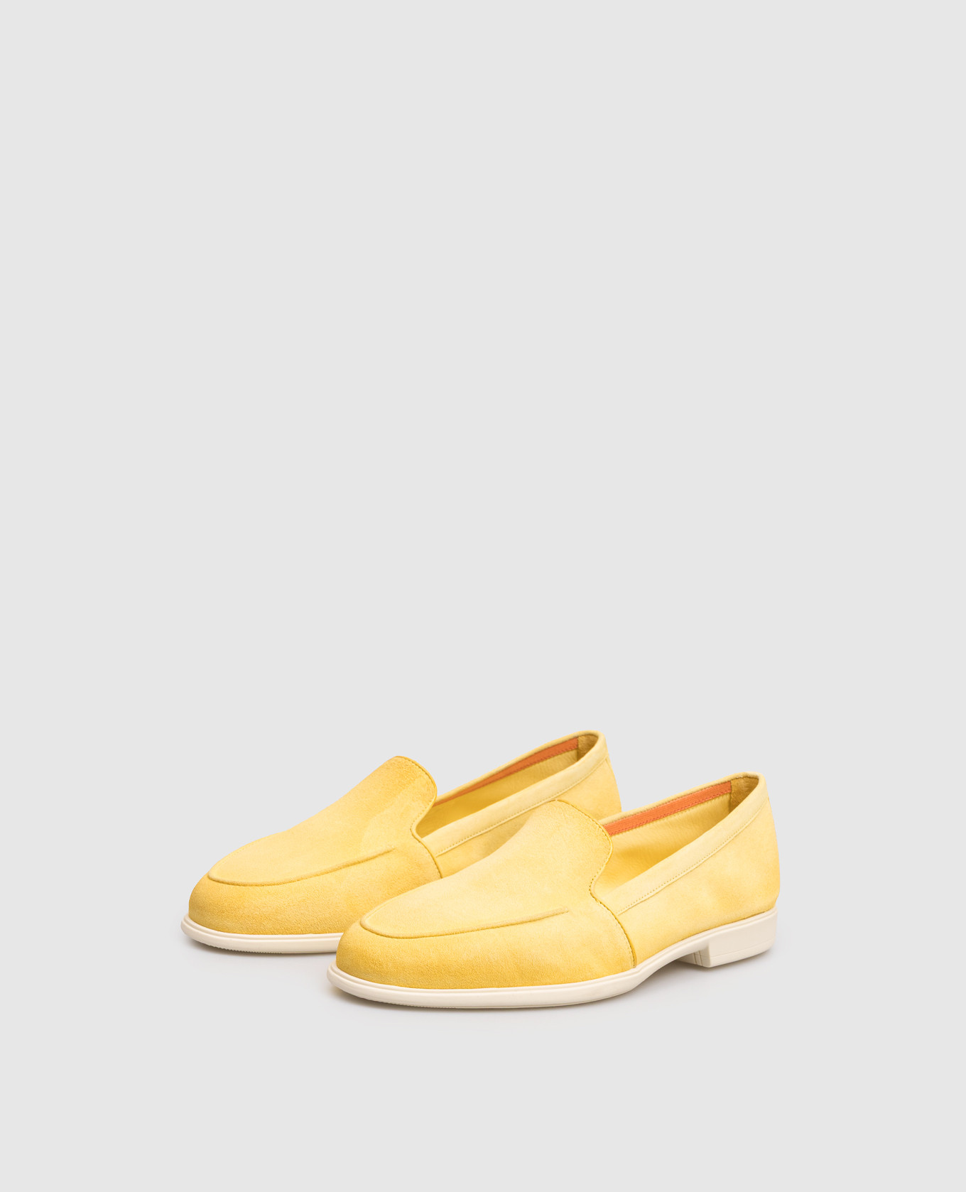 Yellow suede loafers Santoni
Yellow suede loafers Santoni
