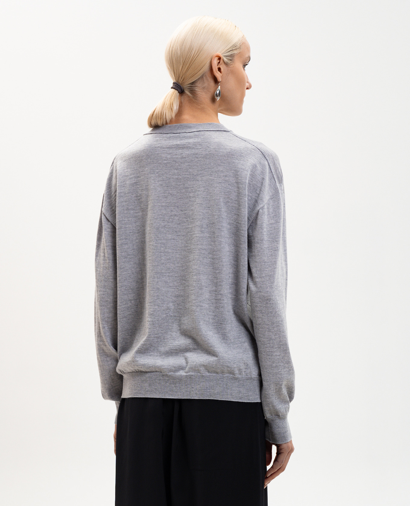 Grey melange wool jumper MUSCAT Sofie D`Hoore
Grey melange wool jumper MUSCAT Sofie D`Hoore