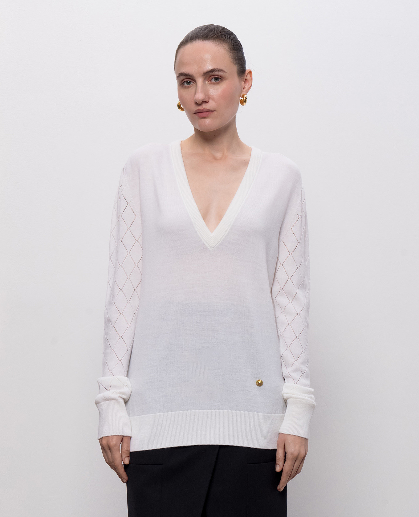 Ivory wool pullover Balmain, Beige
Ivory wool pullover Balmain, Beige