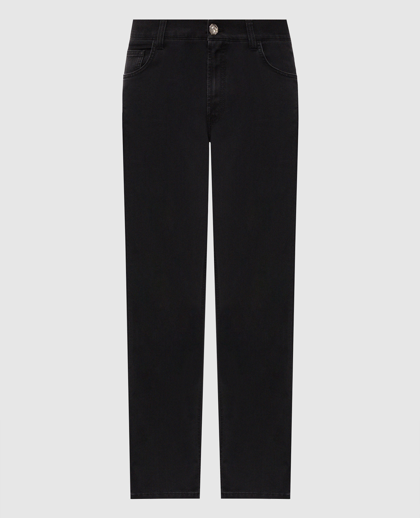 Black jeans with embroidered emblem Stefano Ricci
Black jeans with embroidered emblem Stefano Ricci