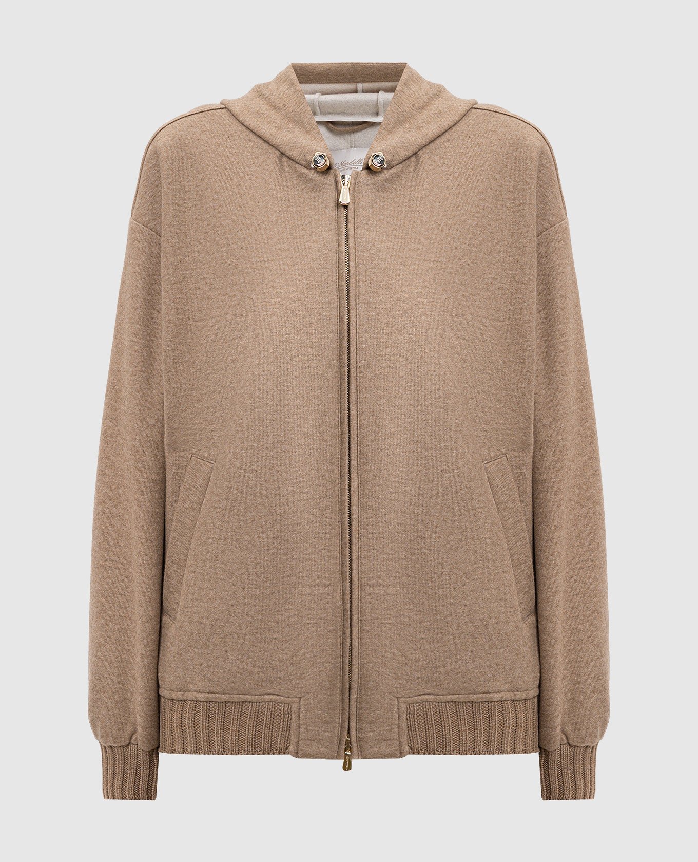 Brown melange cashmere sports jacket Enrico Mandelli
Brown melange cashmere sports jacket Enrico Mandelli