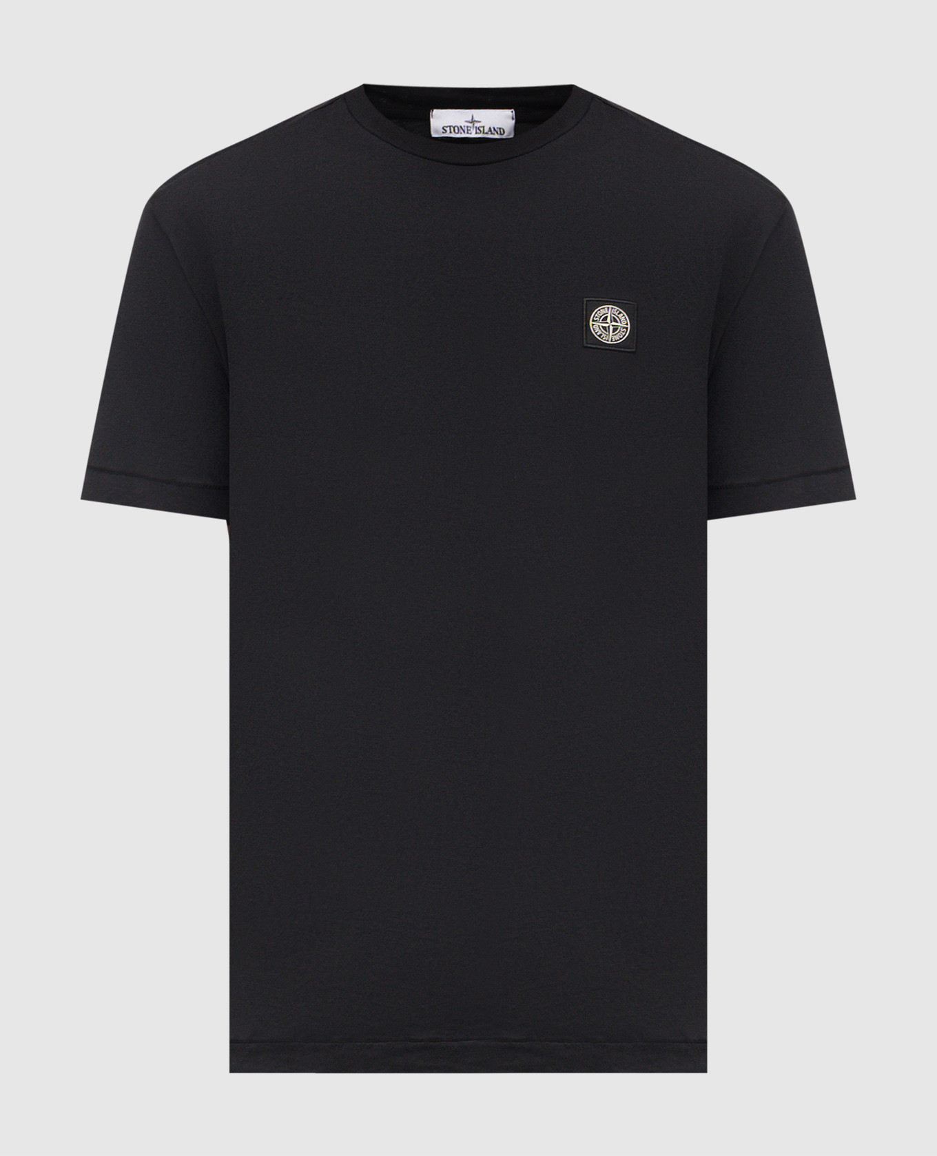 Black T-shirt with logo patch Stone Island
Black T-shirt with logo patch Stone Island