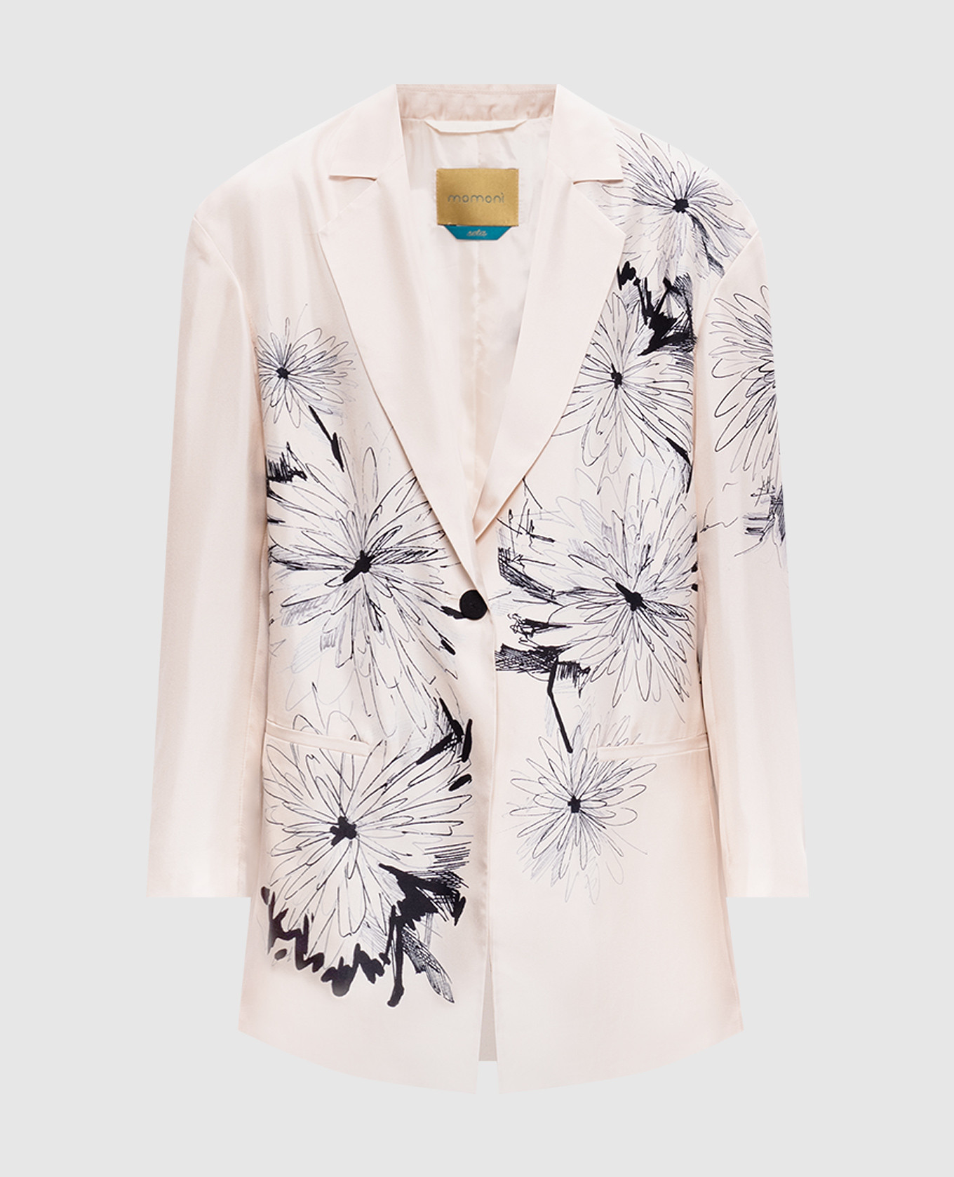 Beige ZUNI silk jacket Momoni
Beige ZUNI silk jacket Momoni