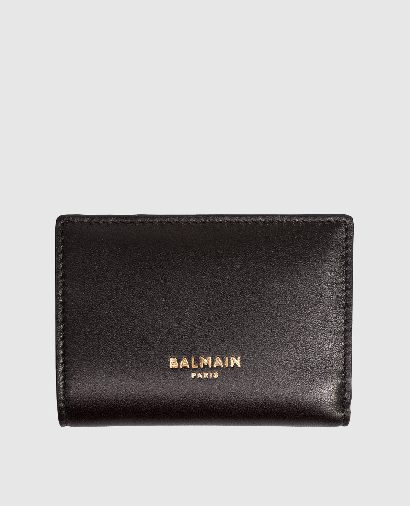 Black leather wallet with logo Balmain
Black leather wallet with logo Balmain