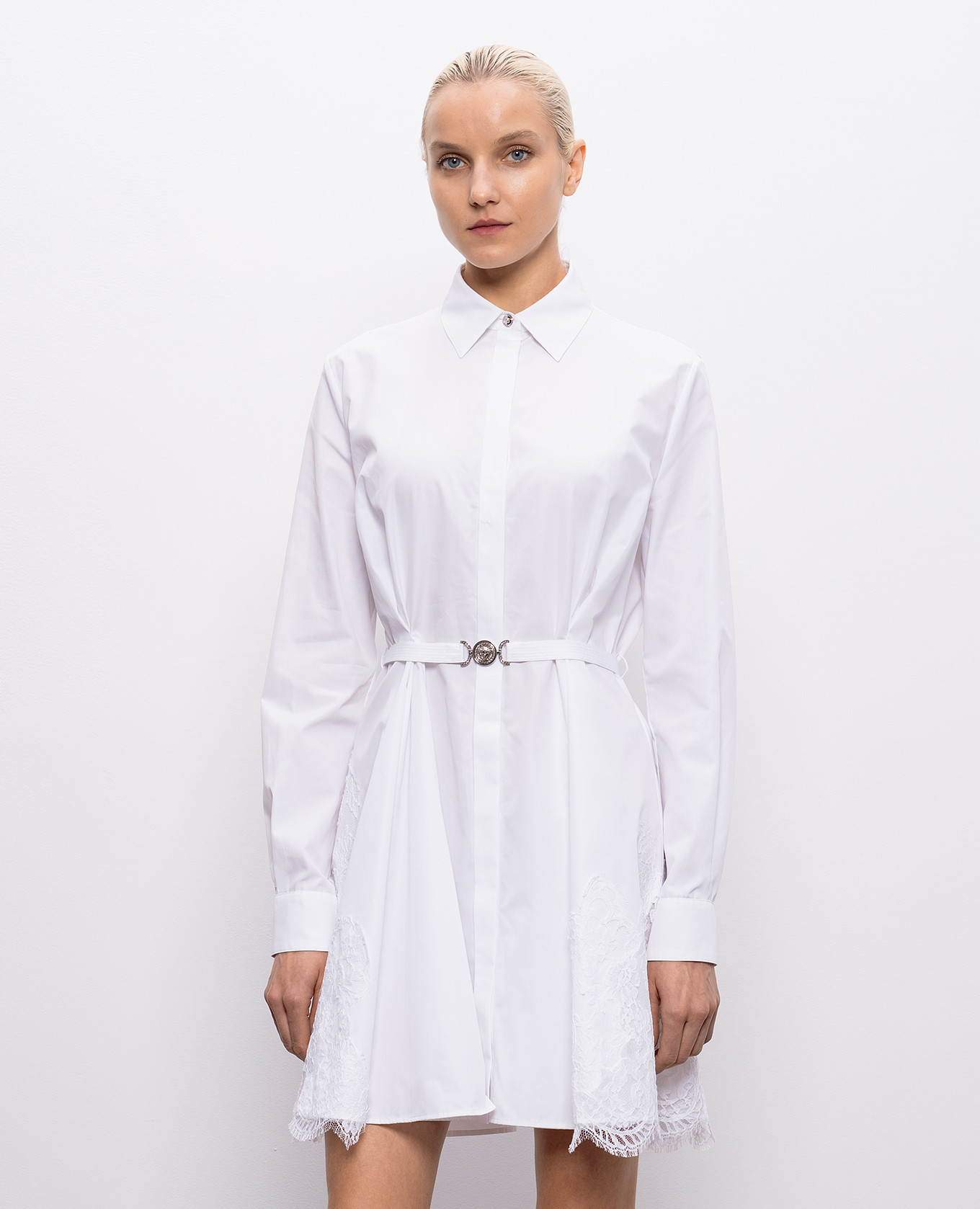 White shirt dress with lace Versace
White shirt dress with lace Versace