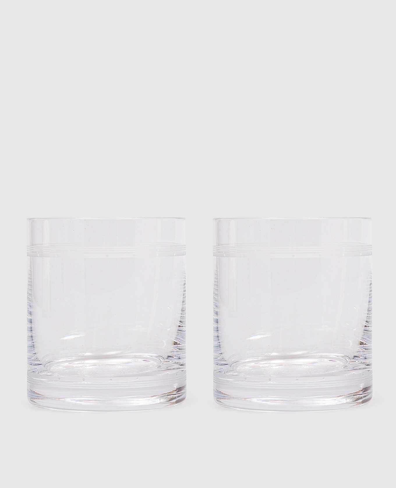Set of whiskey glasses with logo print Stefano Ricci, Transparent
Set of whiskey glasses with logo print Stefano Ricci, Transparent
