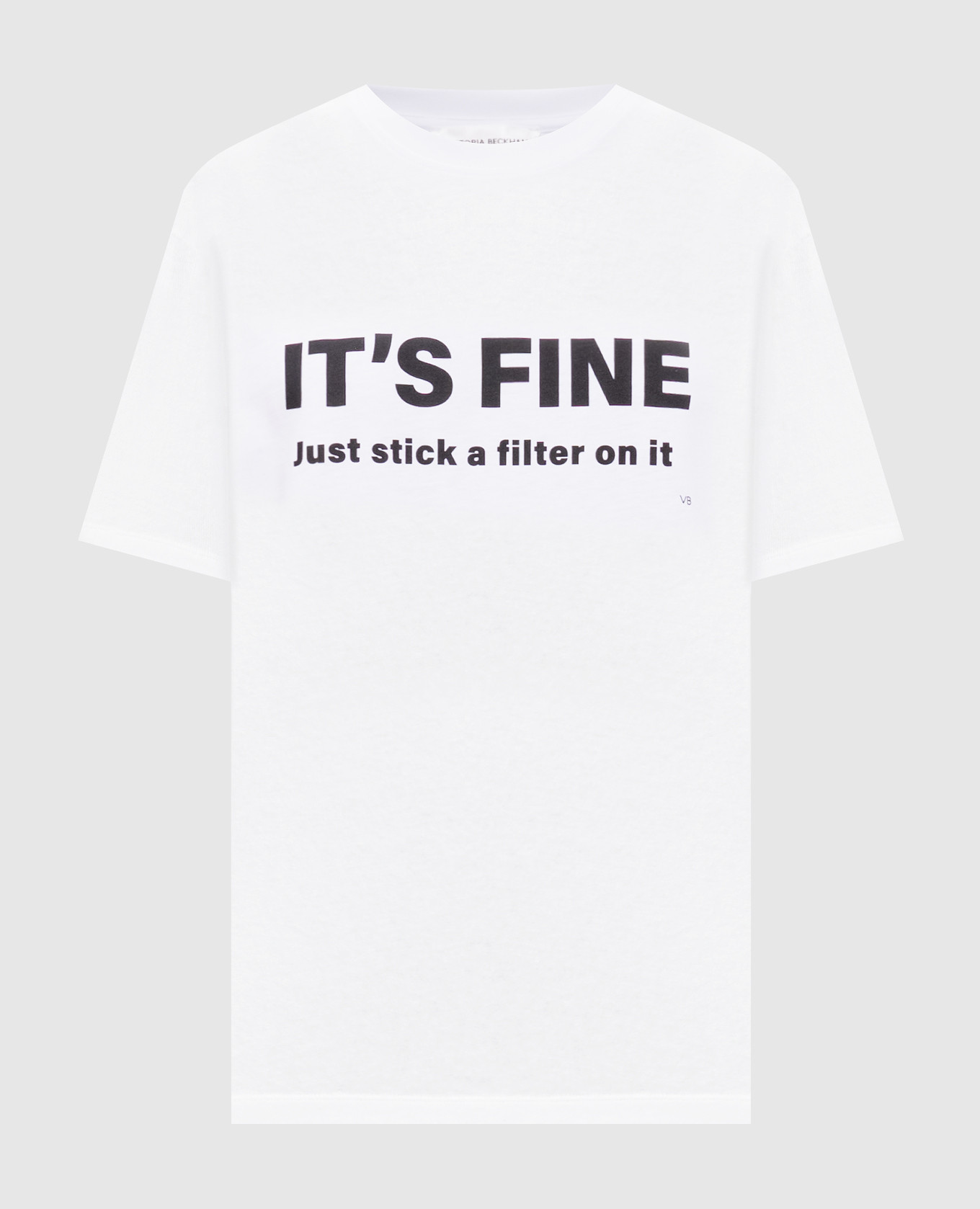 White printed T-shirt Victoria Beckham
White printed T-shirt Victoria Beckham