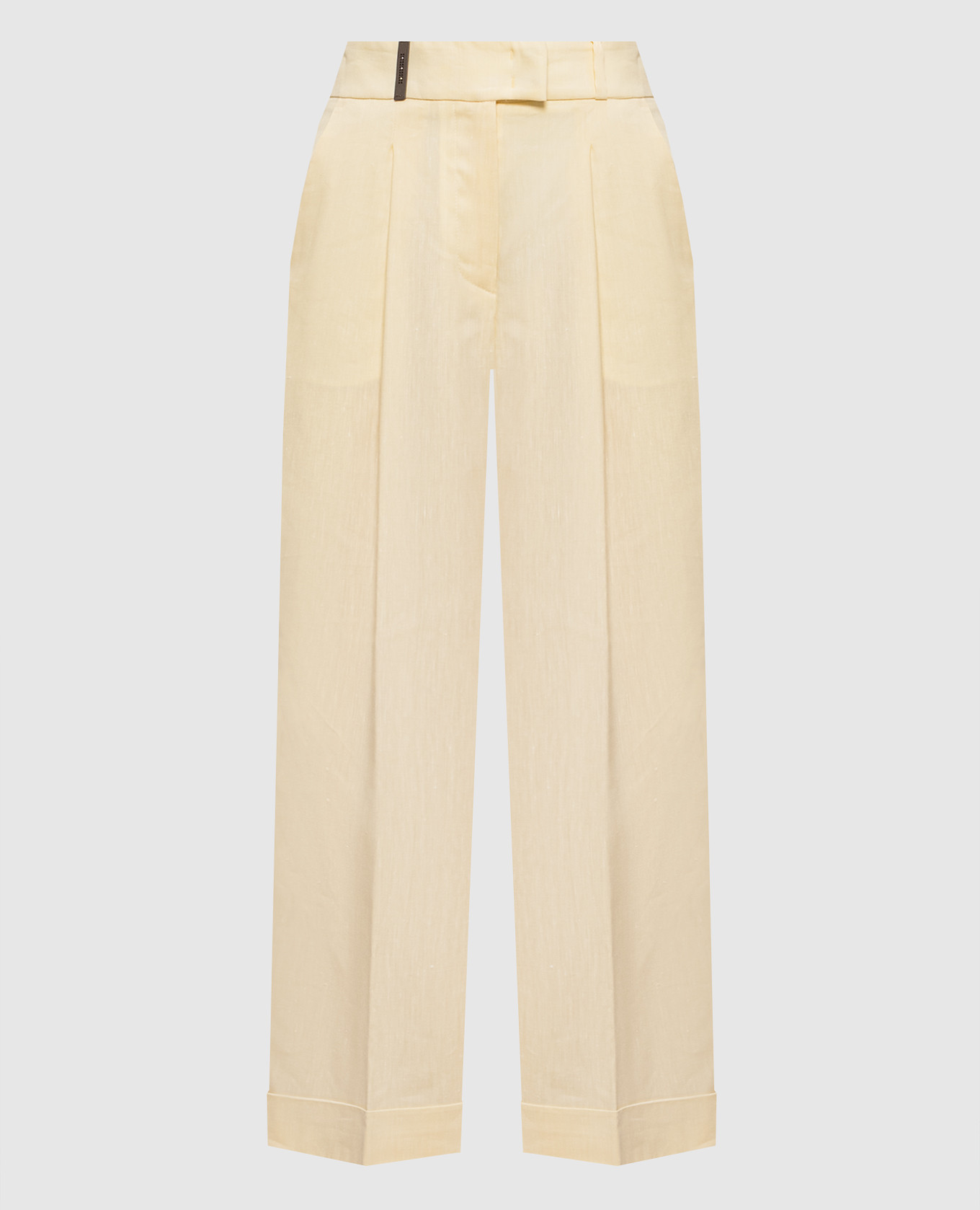 Yellow wool and linen pants Peserico
Yellow wool and linen pants Peserico