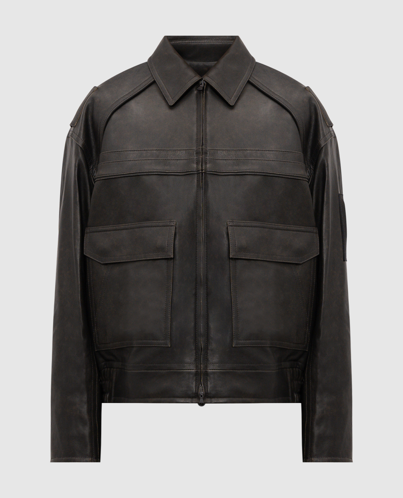 Brown leather jacket with vintage effect Juun.j
Brown leather jacket with vintage effect Juun.j