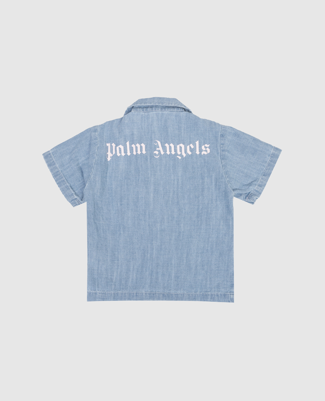 Children's blue shirt with a patch Palm Angels
Children's blue shirt with a patch Palm Angels