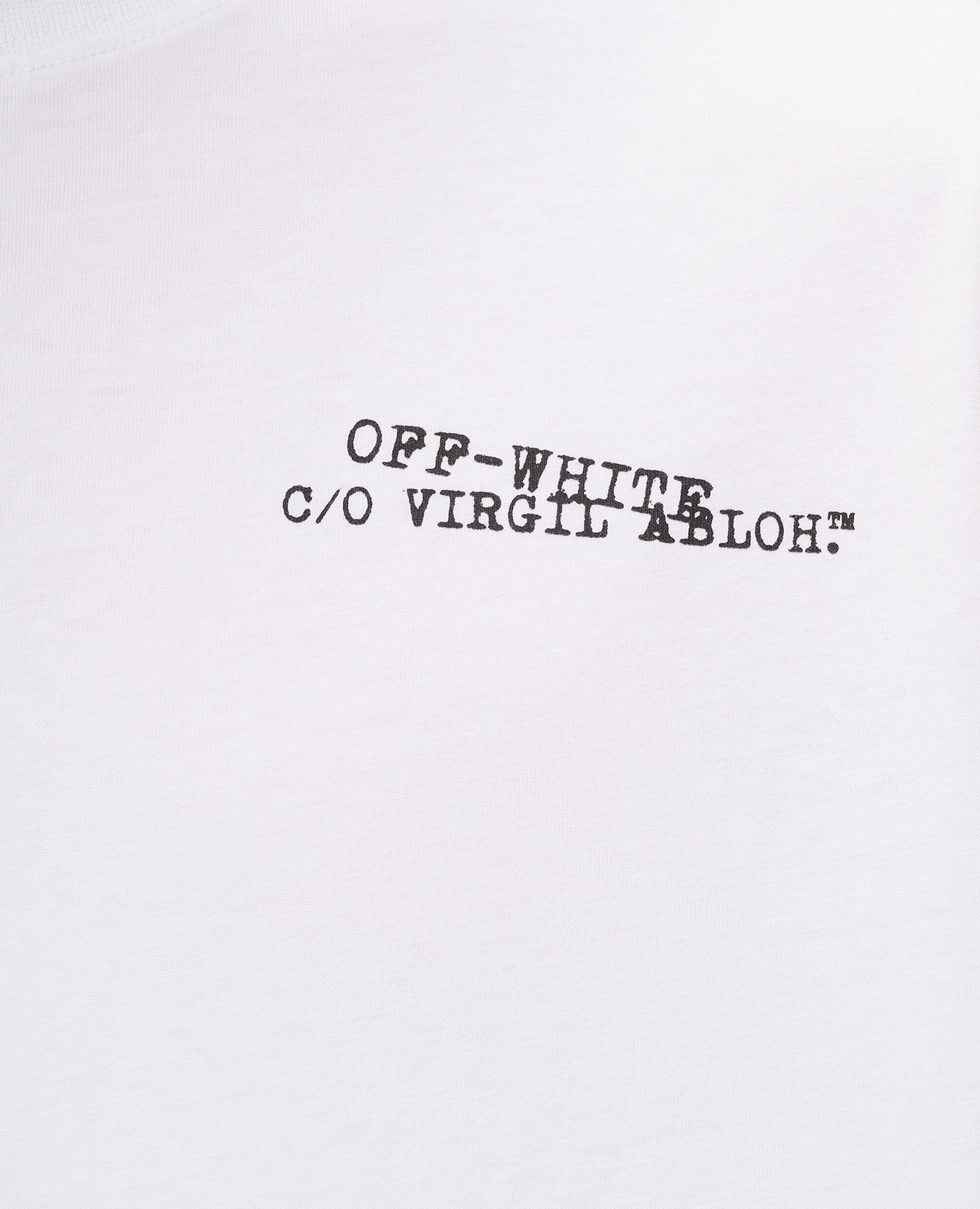 White T-shirt Type Arrow Off-White
White T-shirt Type Arrow Off-White