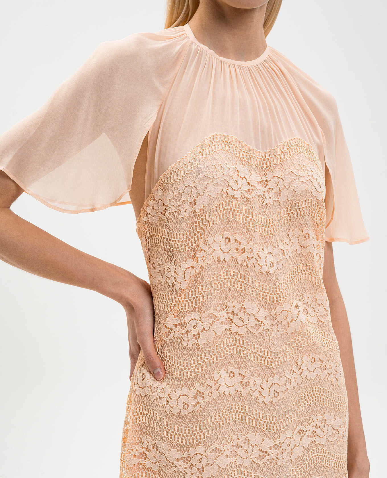 Beige dress with lace Twinset
Beige dress with lace Twinset