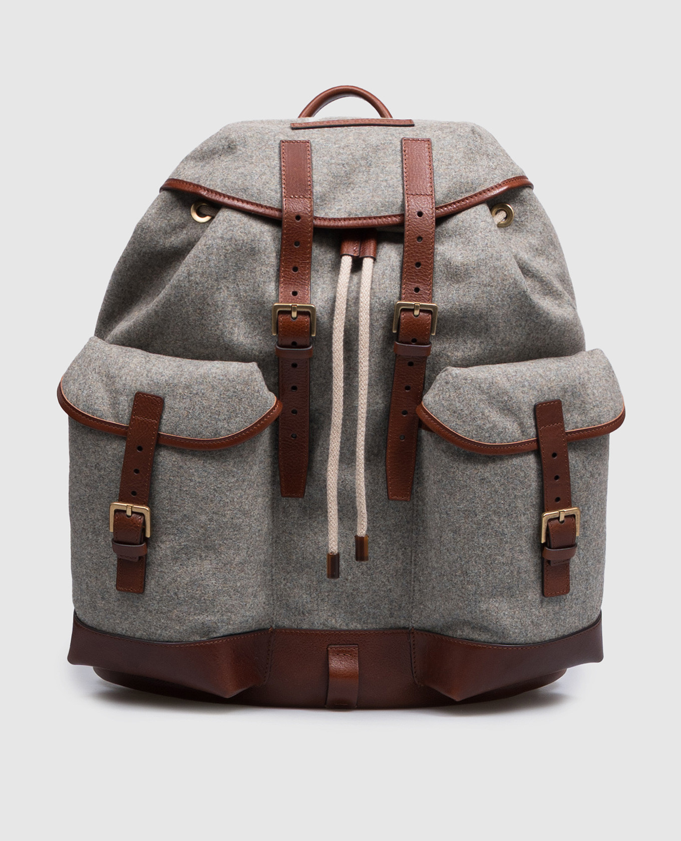 Gray wool and cashmere backpack Brunello Cucinelli, Grey
Gray wool and cashmere backpack Brunello Cucinelli, Grey