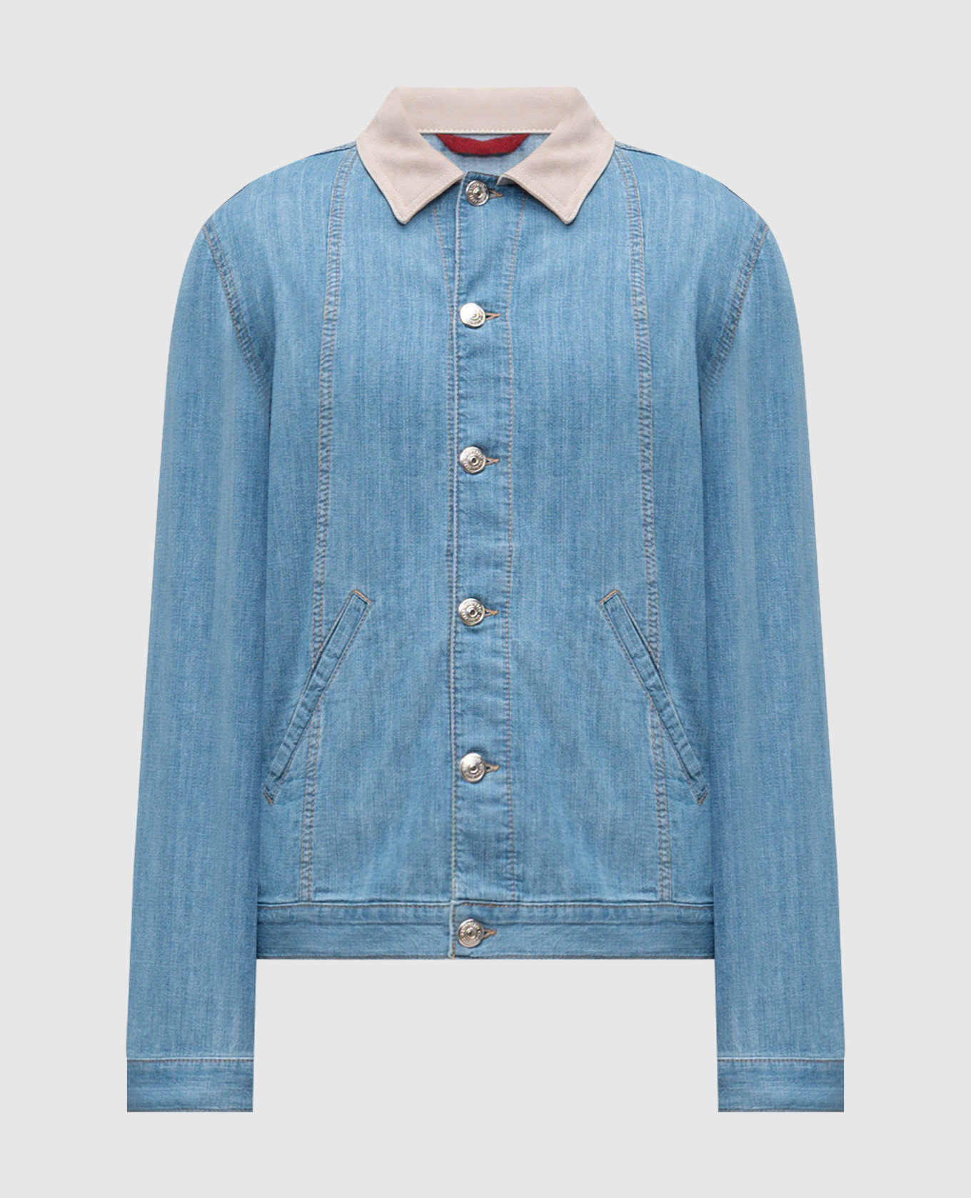 Blue denim jacket Brunello Cucinelli
Blue denim jacket Brunello Cucinelli