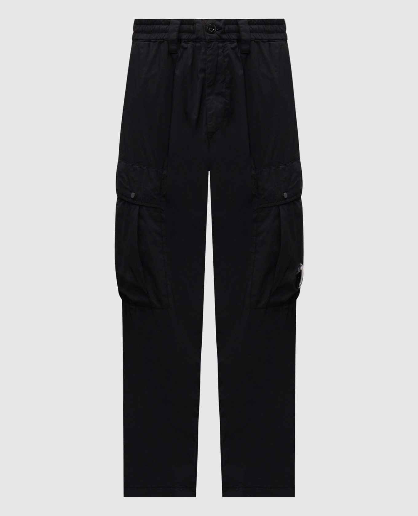 Black cargo pants with logo patch C.P. Company
Black cargo pants with logo patch C.P. Company