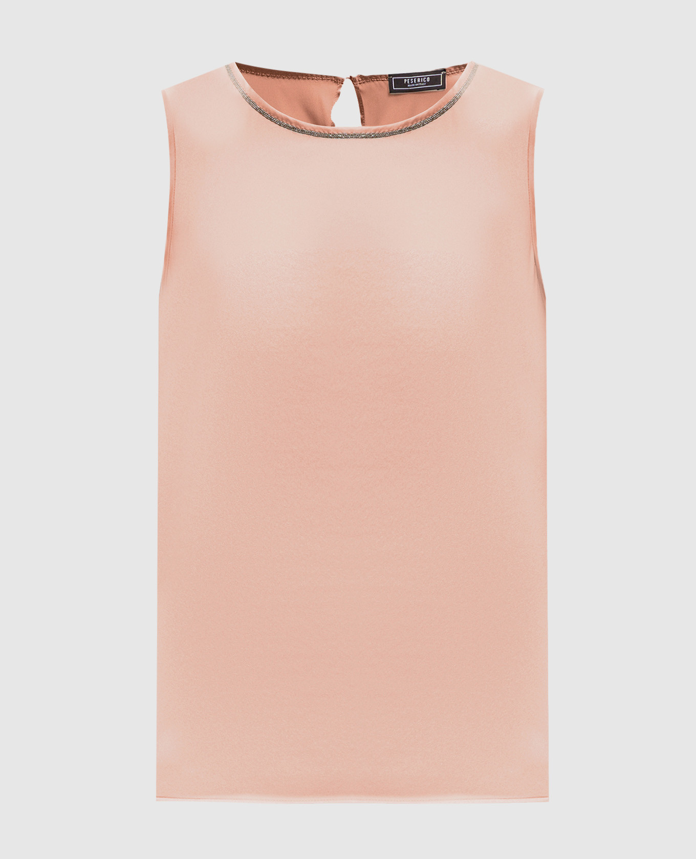 Pink silk top with monil chain Peserico
Pink silk top with monil chain Peserico