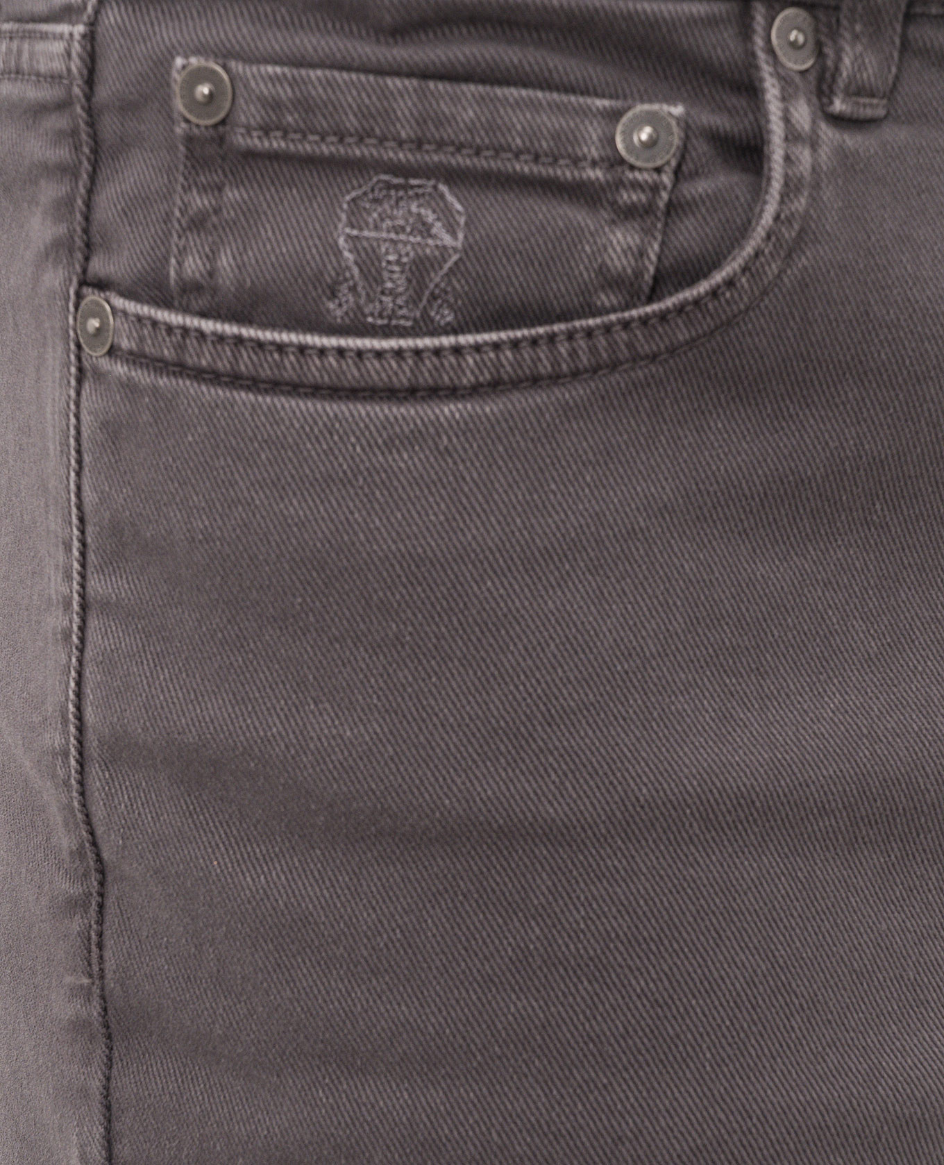 Grey jeans with logo patch Brunello Cucinelli
Grey jeans with logo patch Brunello Cucinelli