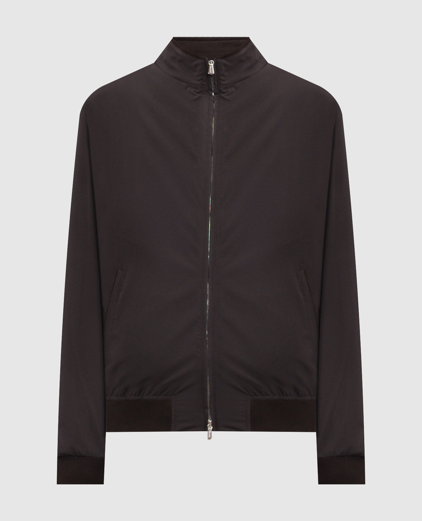 Brown jacket with logo embroidery Enrico Mandelli
Brown jacket with logo embroidery Enrico Mandelli