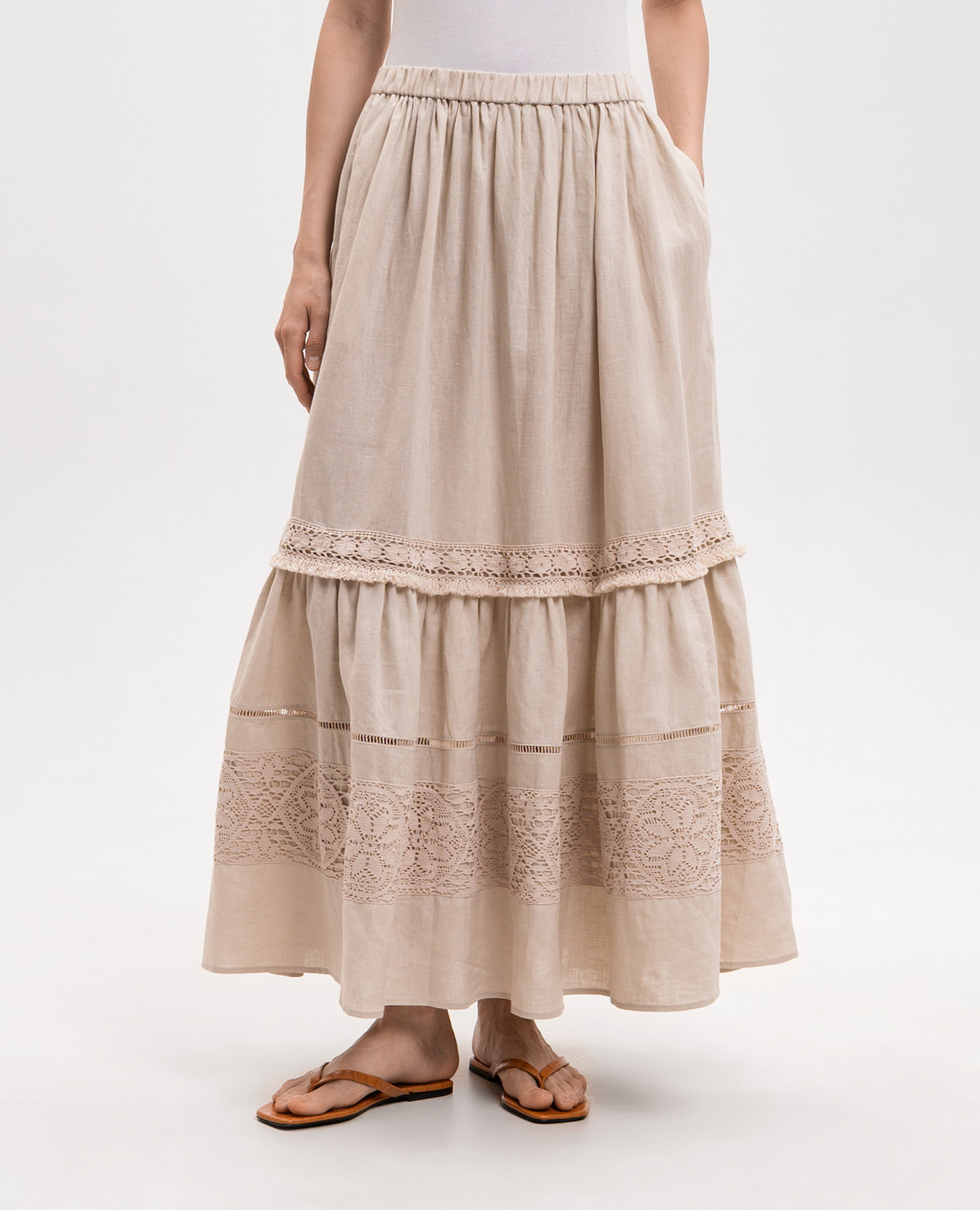 Beige linen skirt WKIPALLORE Max Mara Weekend
Beige linen skirt WKIPALLORE Max Mara Weekend