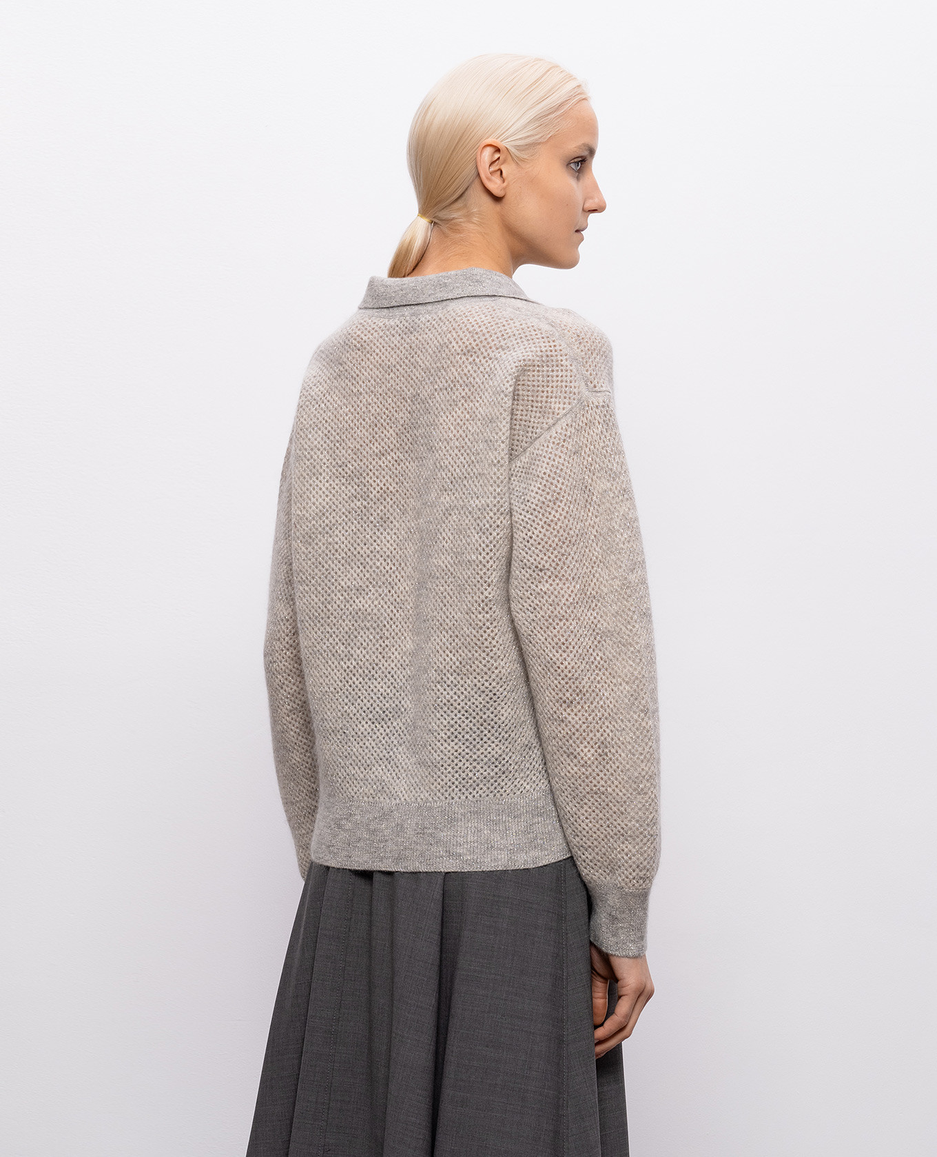Gray wool sweater with lurex Brunello Cucinelli, Grey
Gray wool sweater with lurex Brunello Cucinelli, Grey