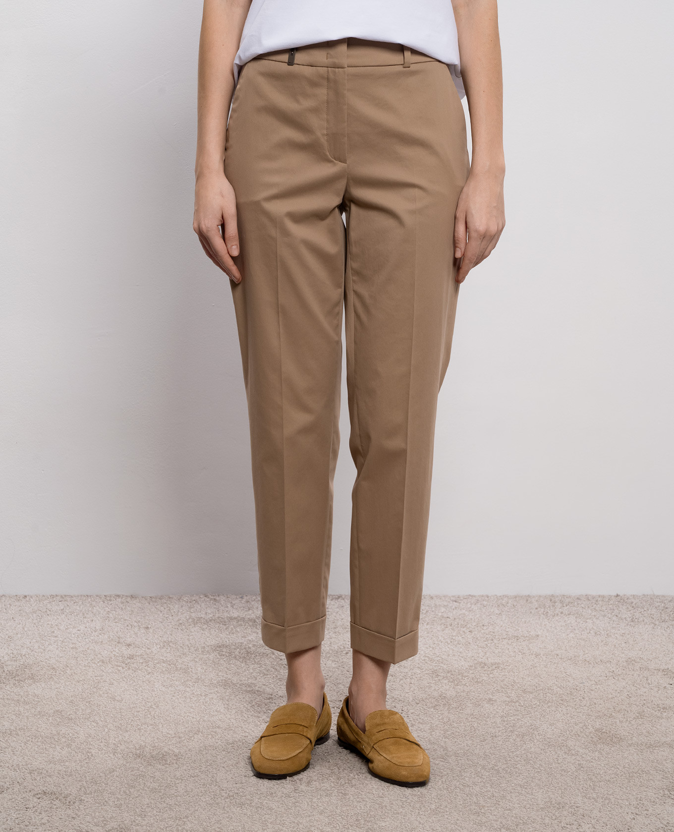Brown pants with patch Peserico
Brown pants with patch Peserico
