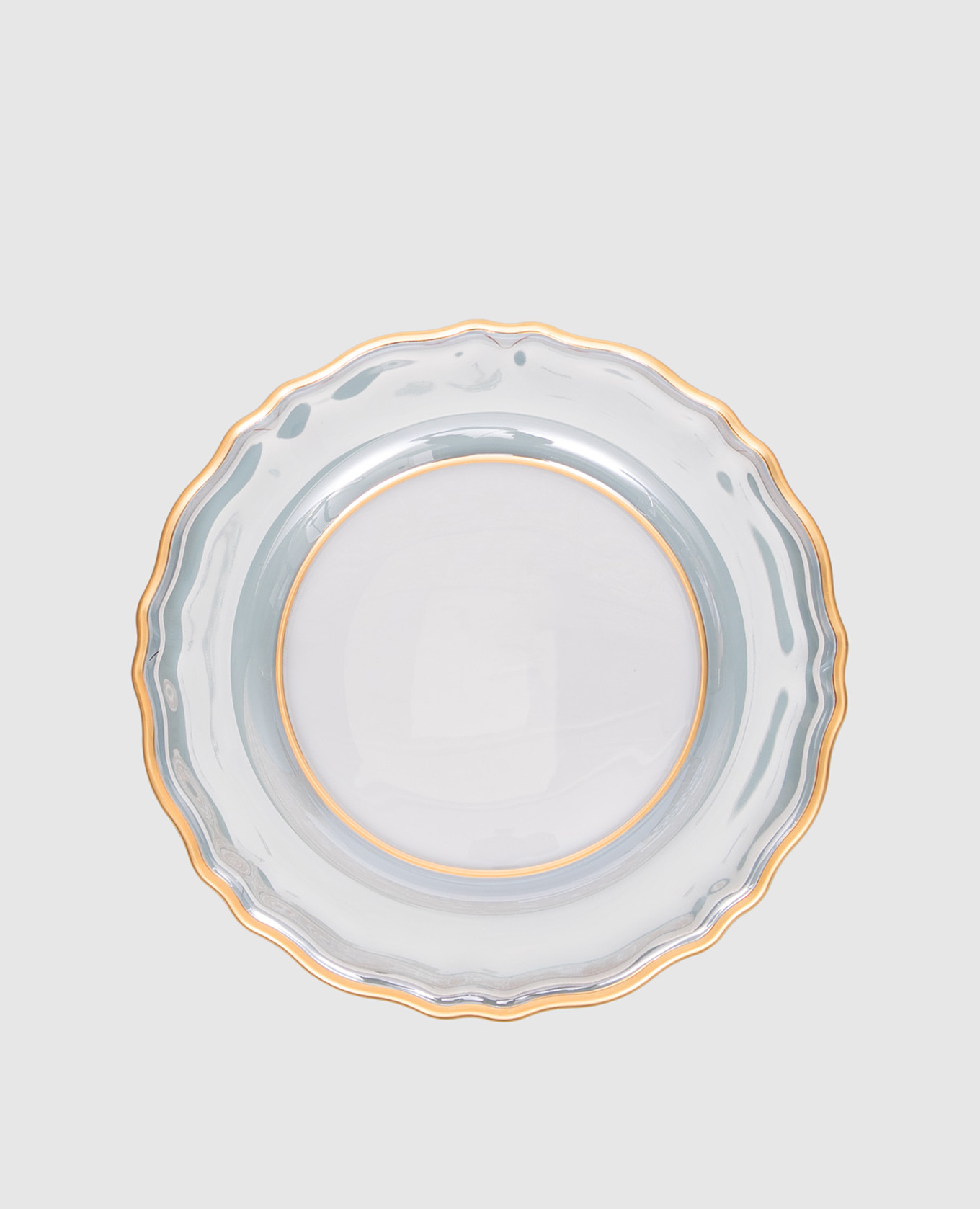 Blue glass serving plate Griffe, Yellow
Blue glass serving plate Griffe, Yellow