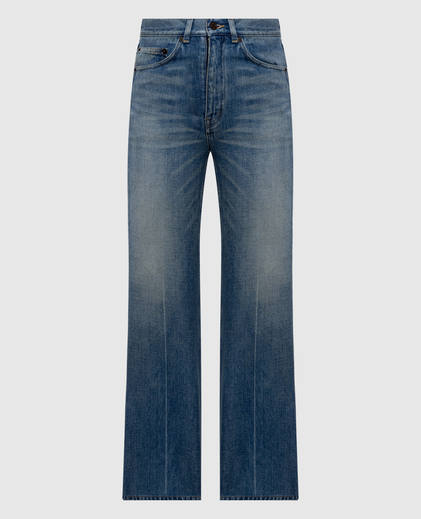 70's blue jeans with logo patch Saint Laurent
70's blue jeans with logo patch Saint Laurent