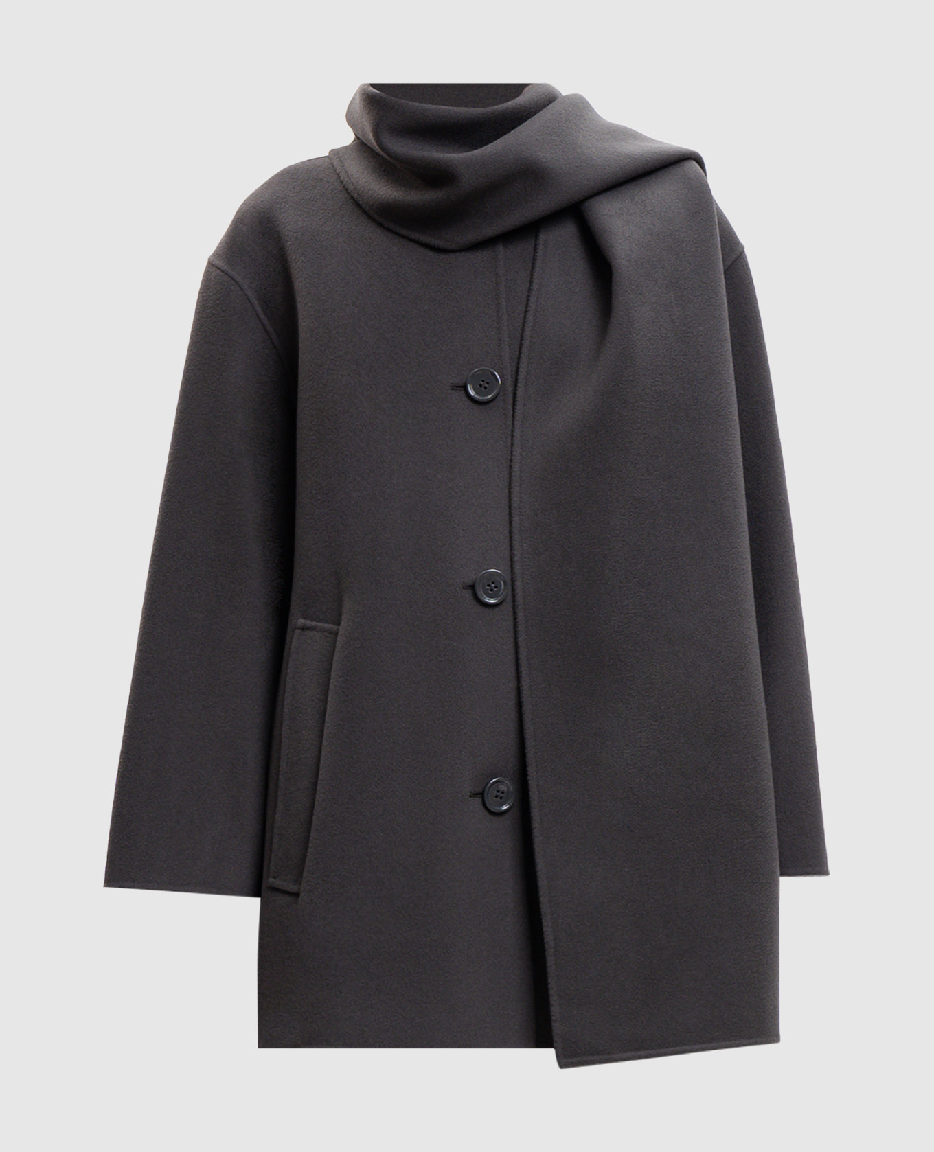 ALICIA gray wool coat with scarf Max Mara, Grey
ALICIA gray wool coat with scarf Max Mara, Grey