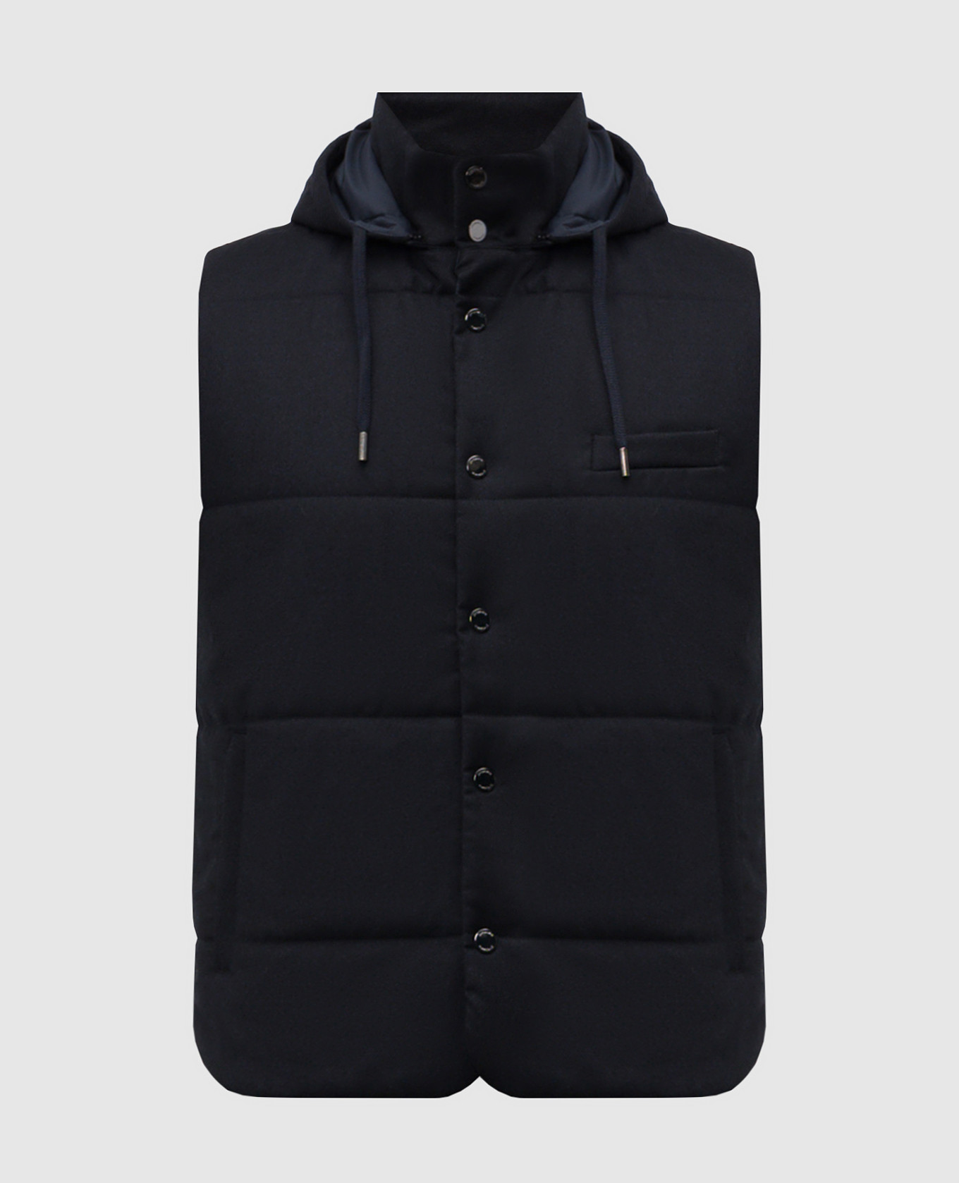 Blue vest with wool CAPOBIANCO
Blue vest with wool CAPOBIANCO