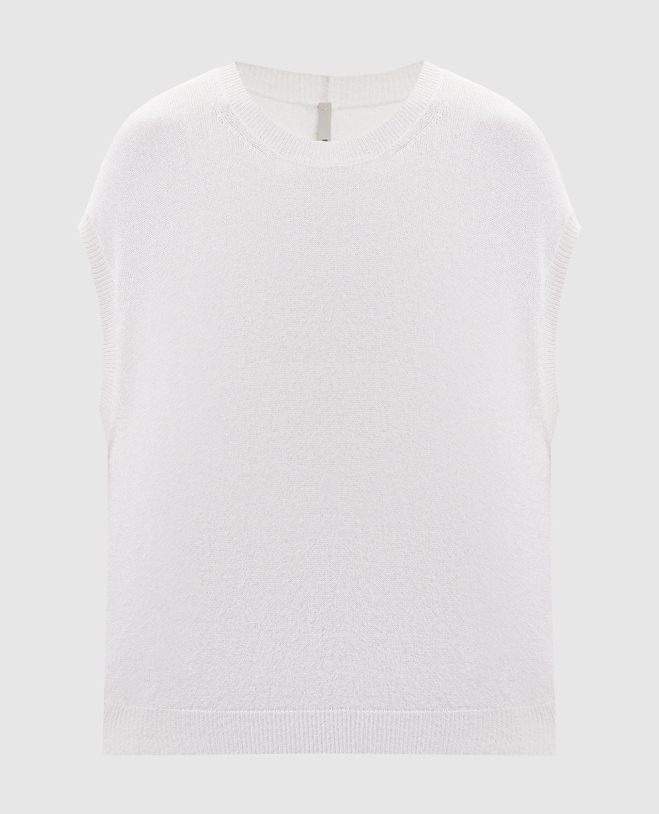 White silk and cashmere vest BOBOUTIC
White silk and cashmere vest BOBOUTIC